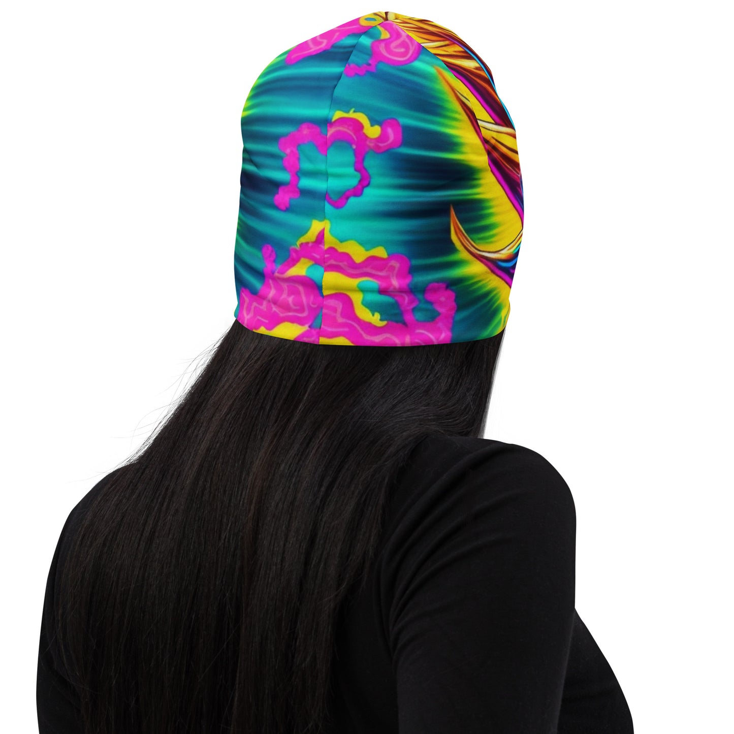 Super Saiyan Trip 1.0 All-Over Print Beanie