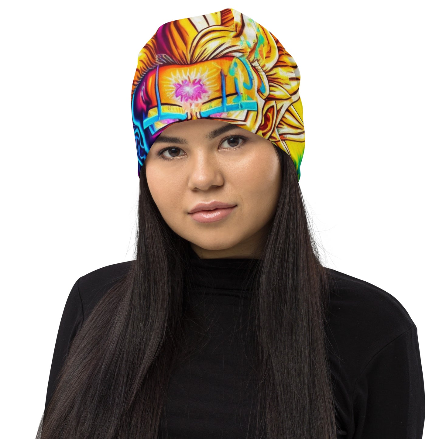 Super Saiyan Trip 1.0 All-Over Print Beanie