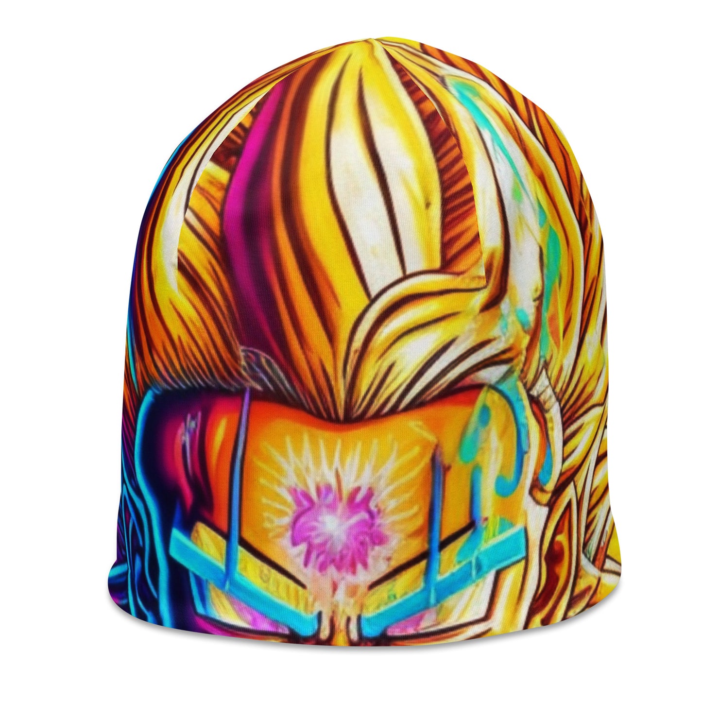 Super Saiyan Trip 1.0 All-Over Print Beanie