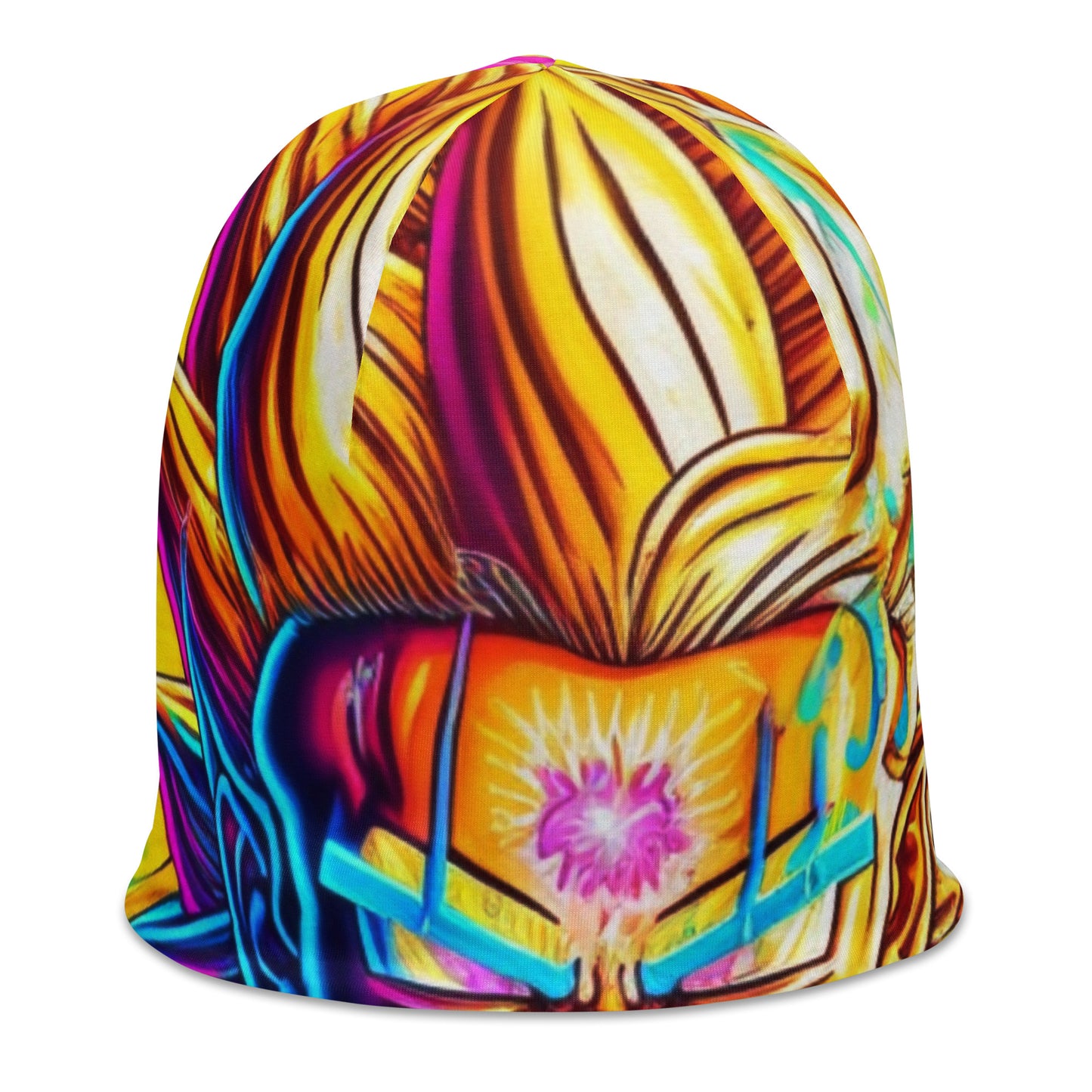 Super Saiyan Trip 1.0 All-Over Print Beanie