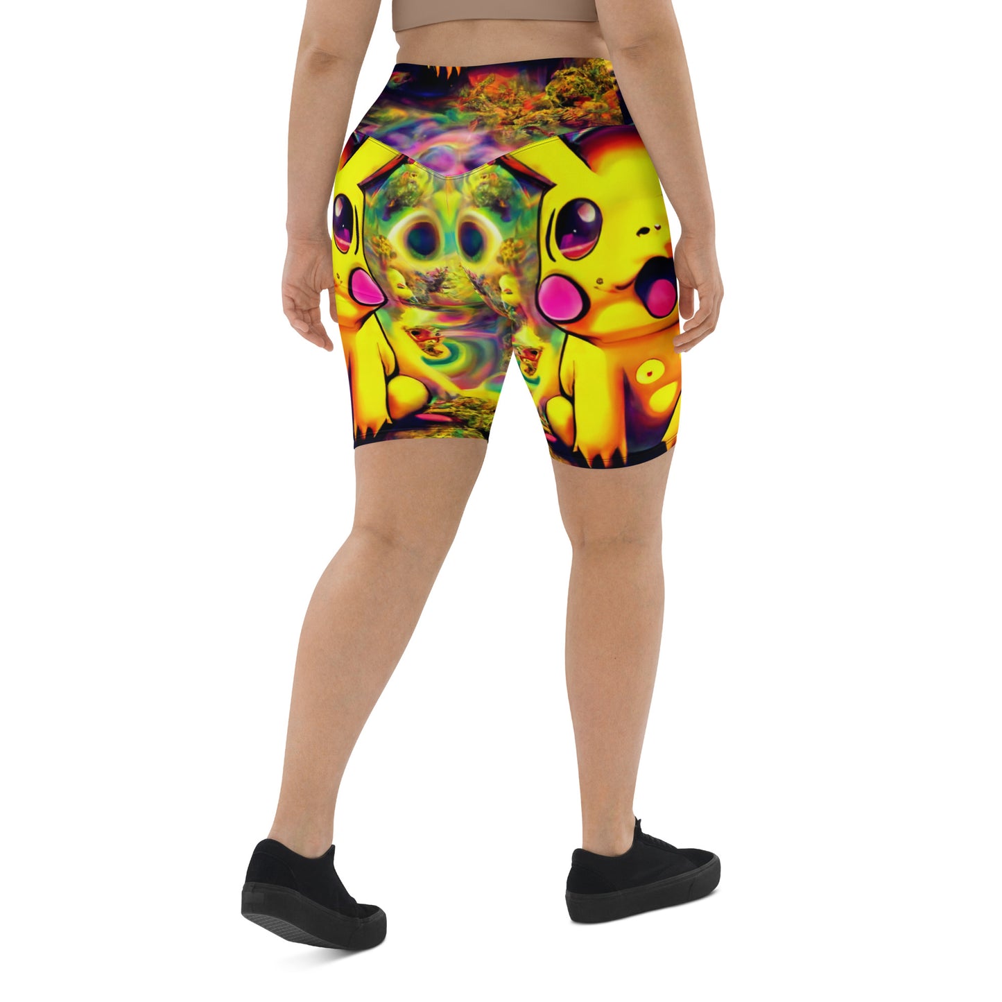 Pikachu Trip 1.0 Biker Shorts