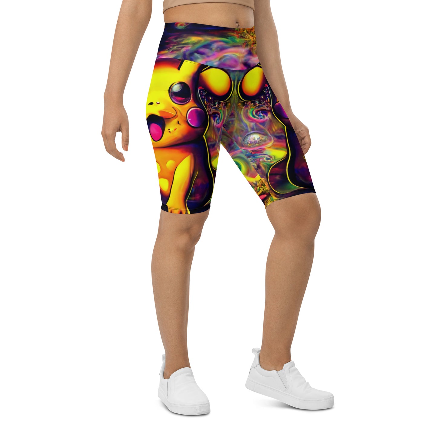 Pikachu Trip 1.0 Biker Shorts