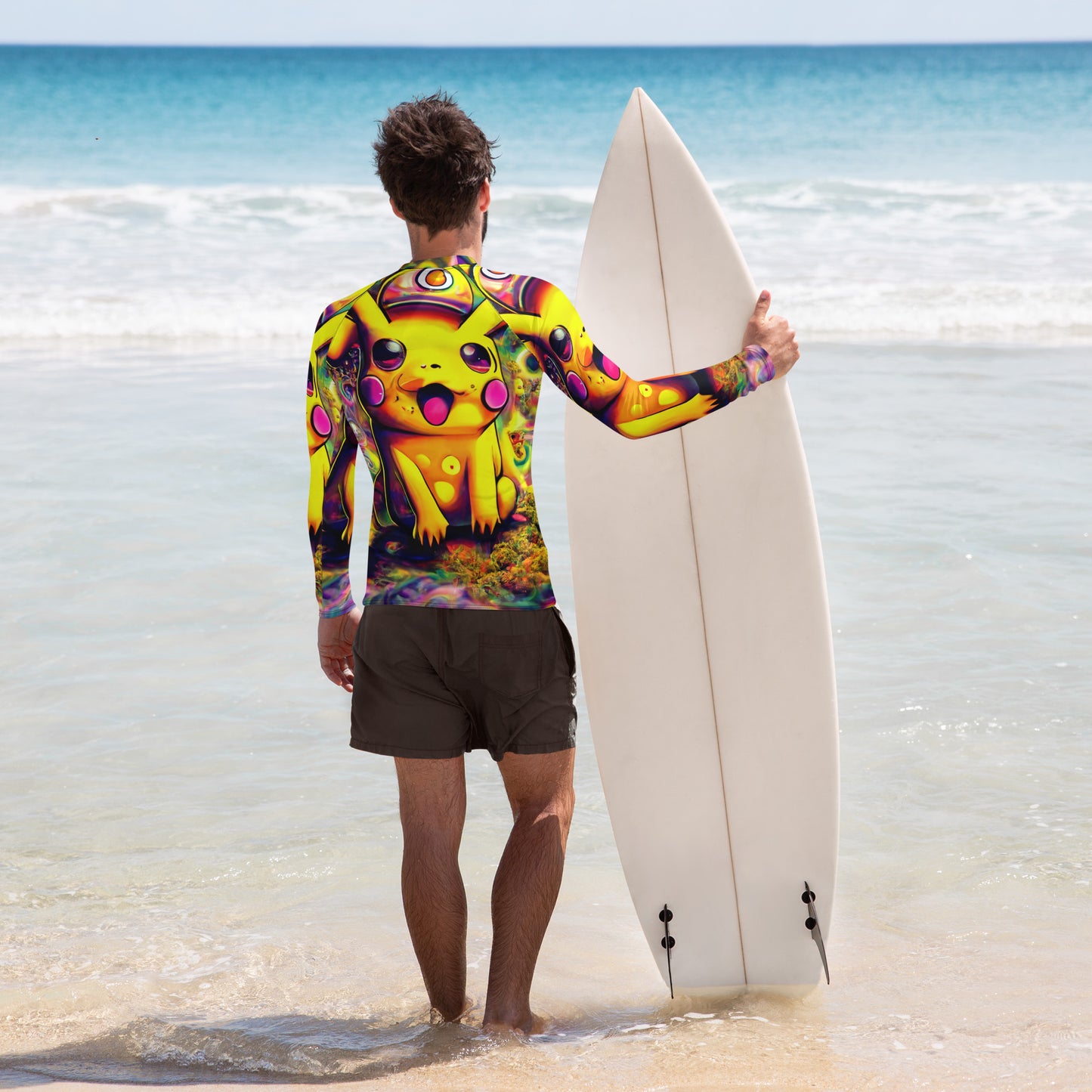 Pikachu Trip 1.0 Men's Rash Guard