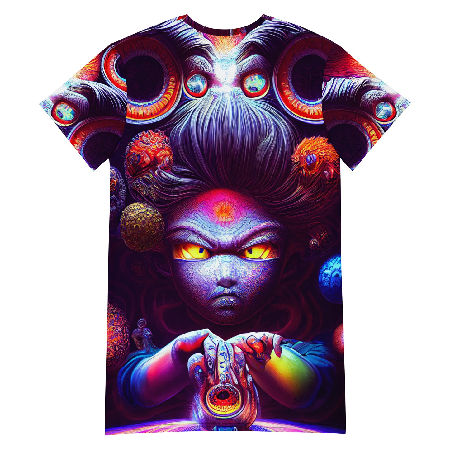 Super Saiyan in wonderland 1.0 T-shirt dress