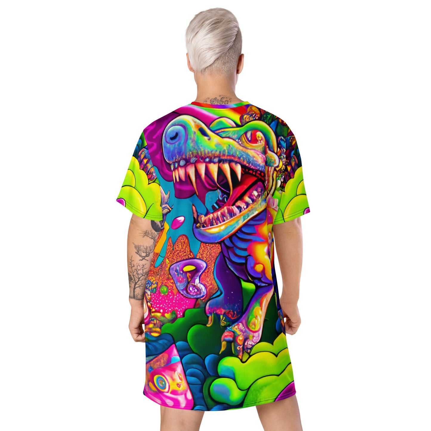 Dino Trip T-shirt Dress