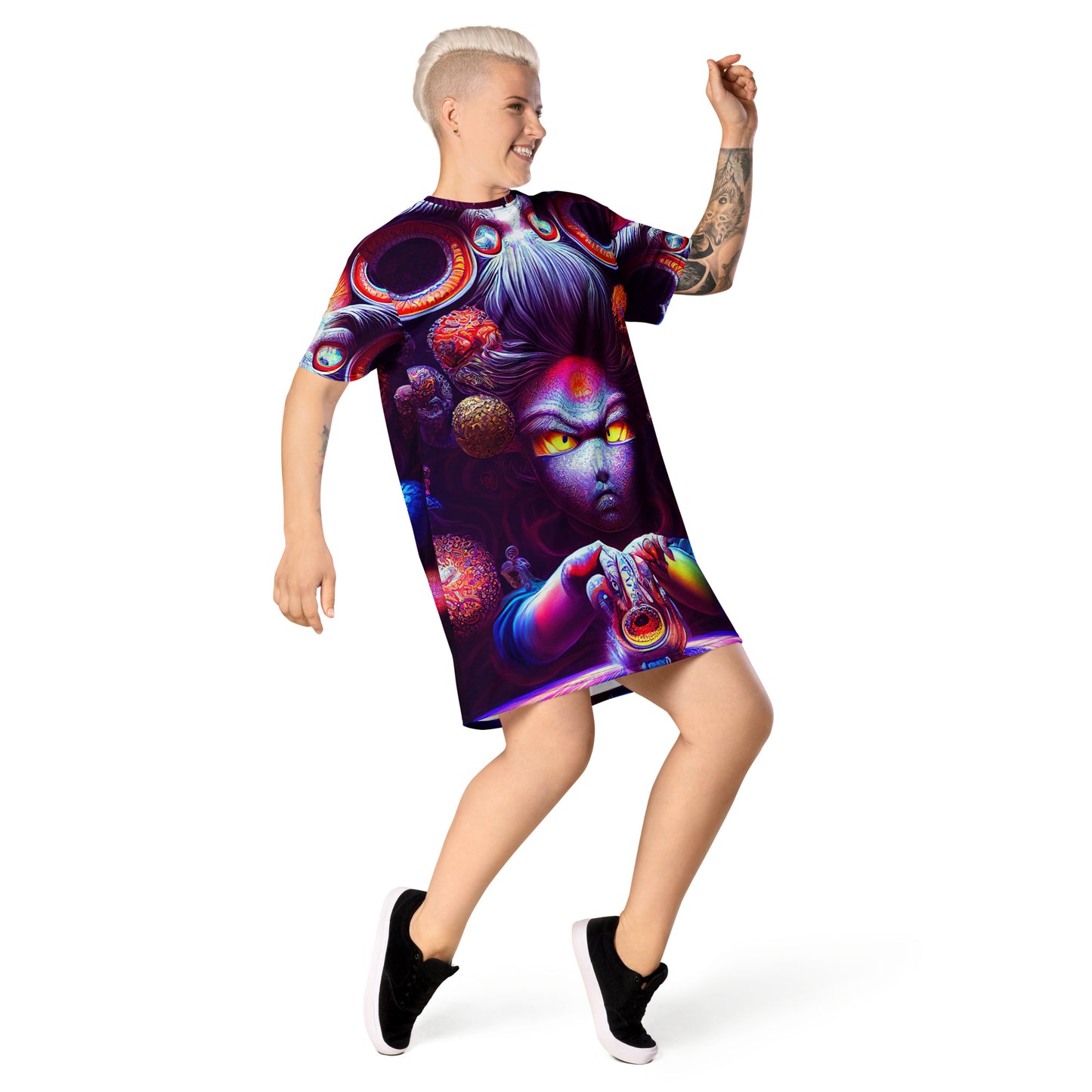 Super Saiyan in wonderland 1.0 T-shirt dress