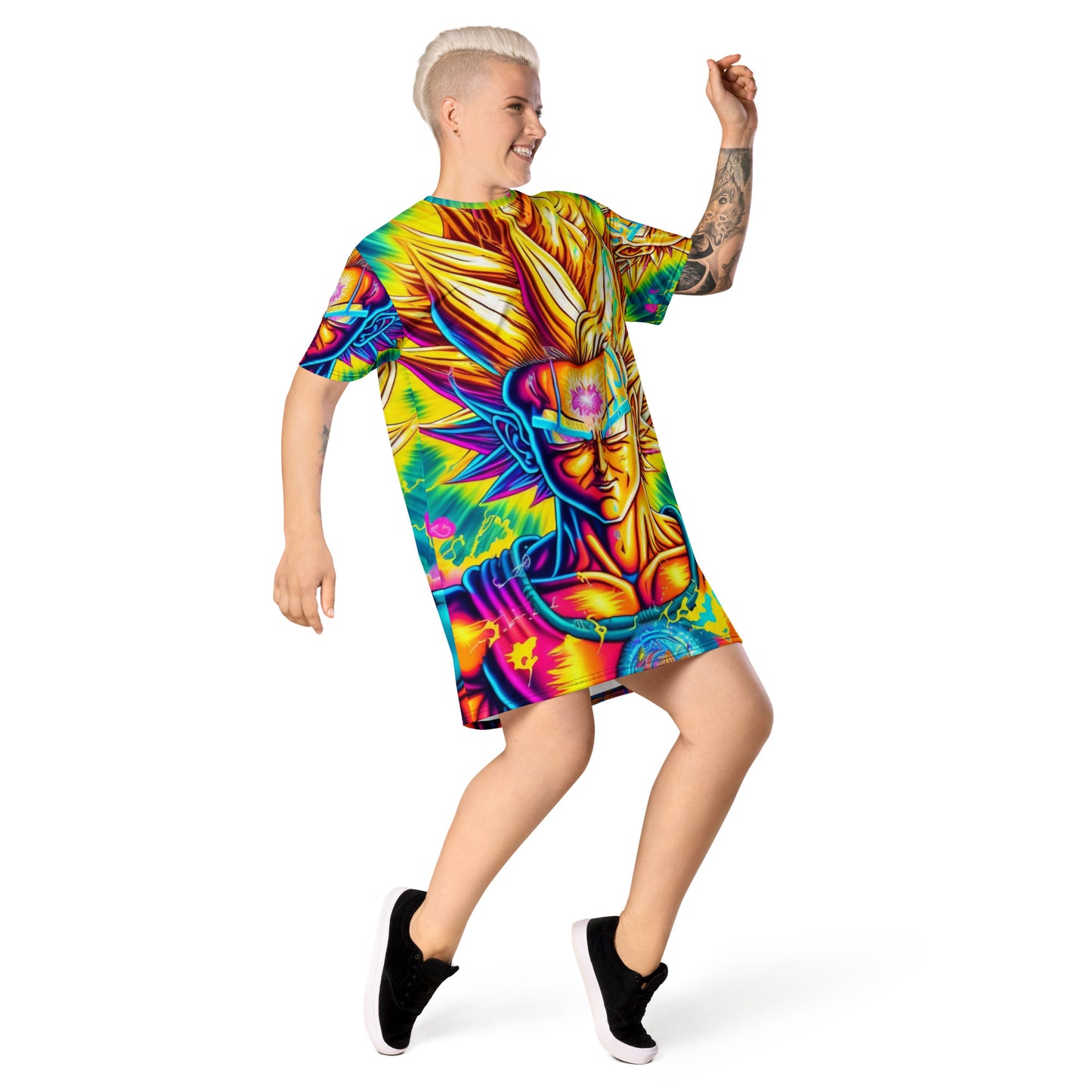 Super Saiyan Trip 1.0 T-shirt dress