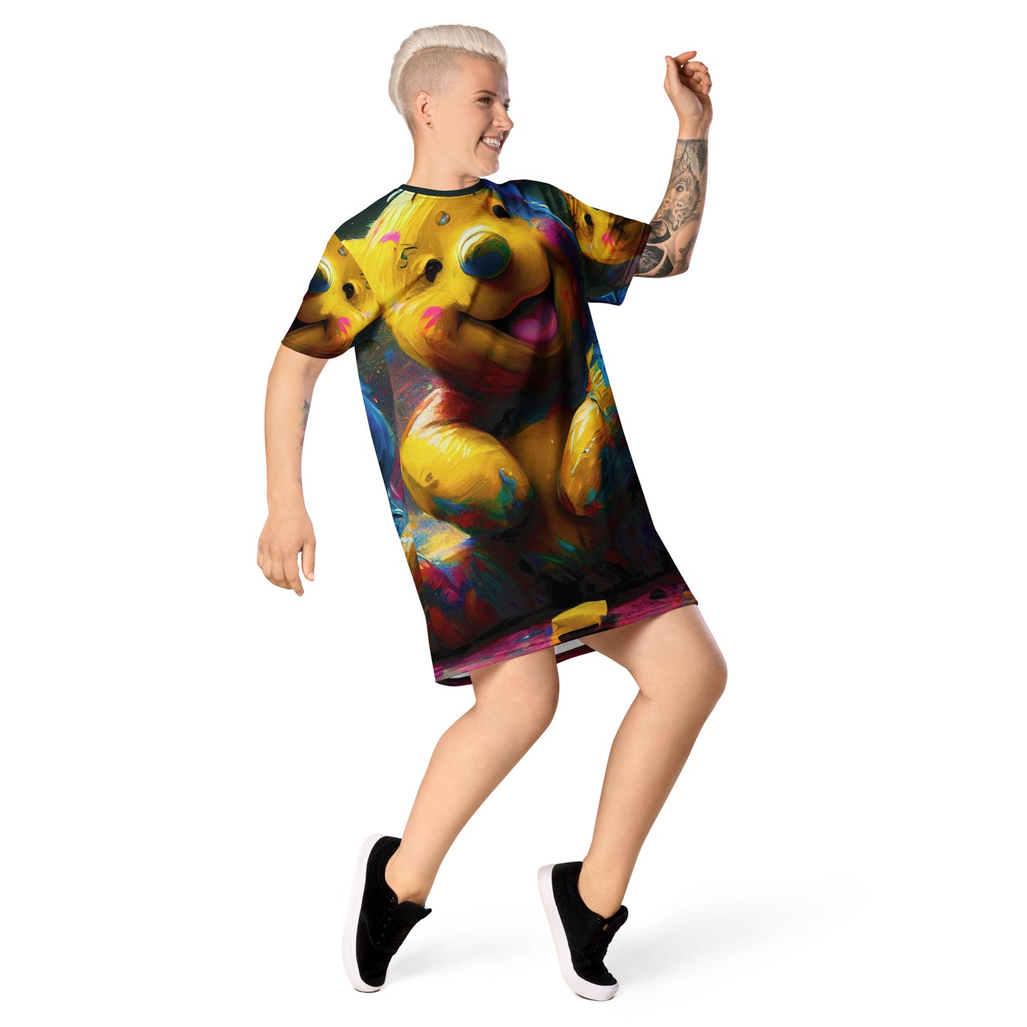 Paint Bear 1.0 T-shirt dress