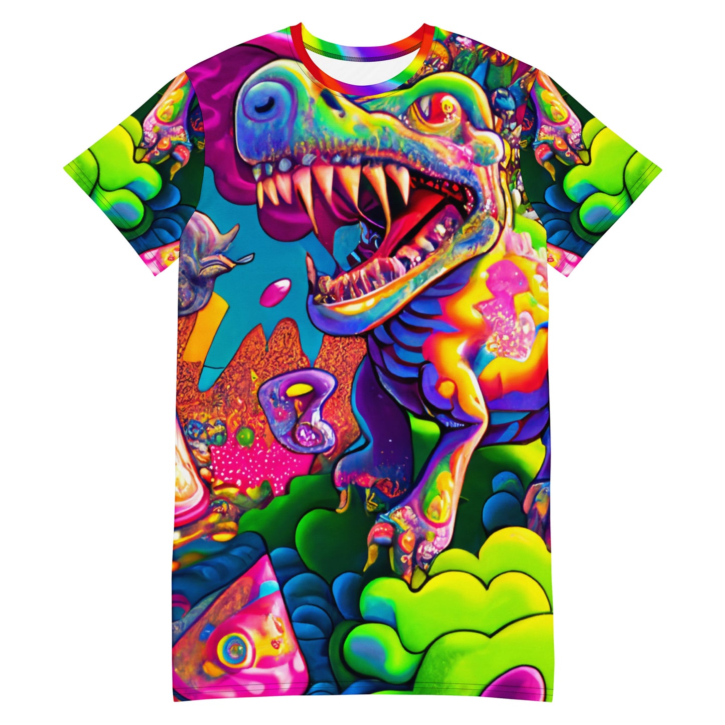 Dino Trip T-shirt Dress