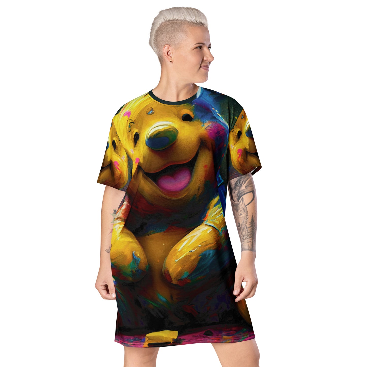 Paint Bear 1.0 T-shirt dress