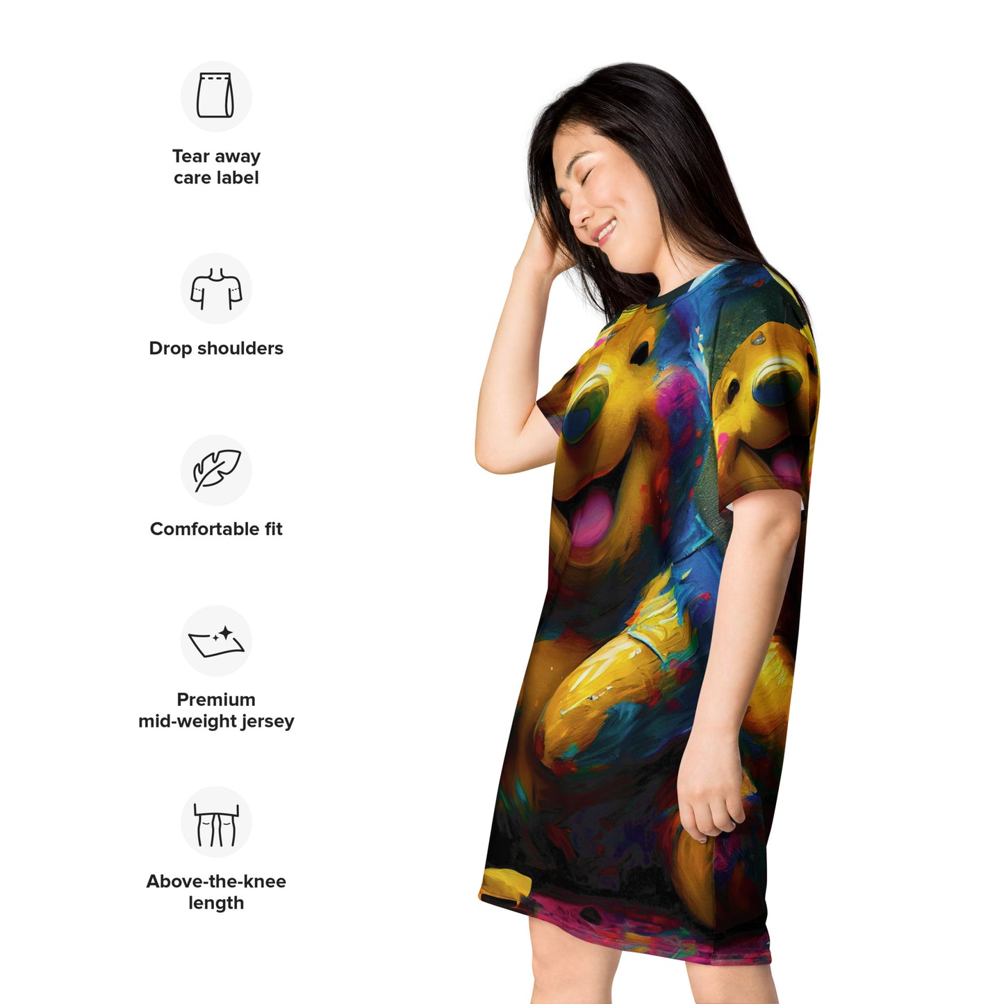 Paint Bear 1.0 T-shirt dress