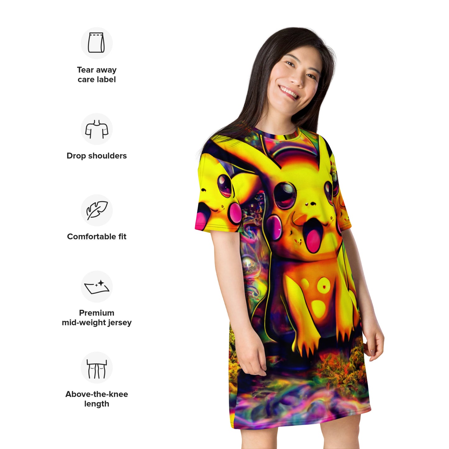 Pikachu Trip 1.0 T-shirt Dress