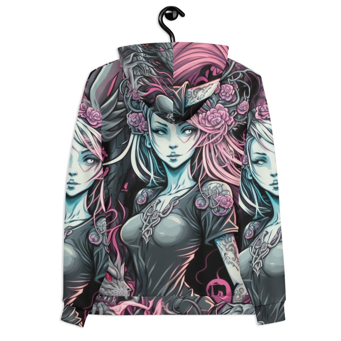 Anime dragon woman 1.0 Unisex Hoodie