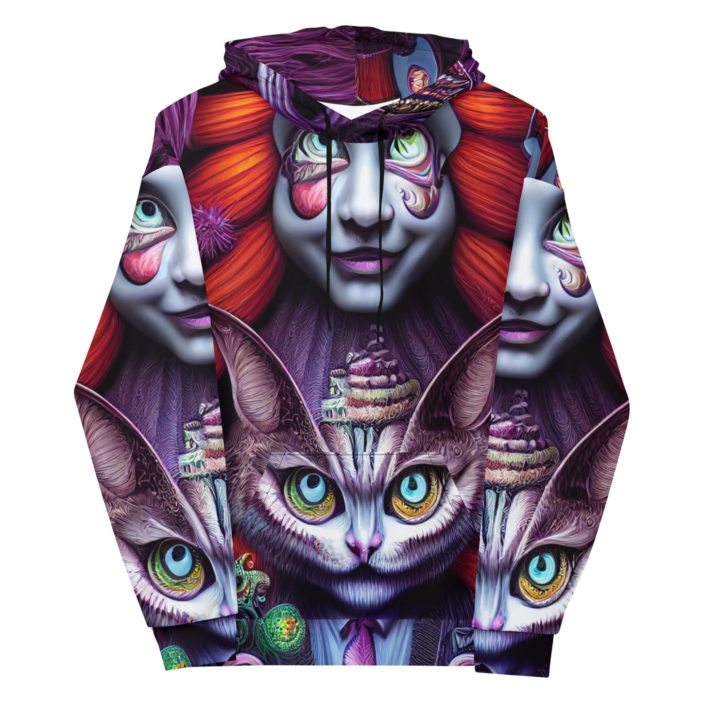 Cheshire Cat in Wonderland 1.0 Unisex Hoodie