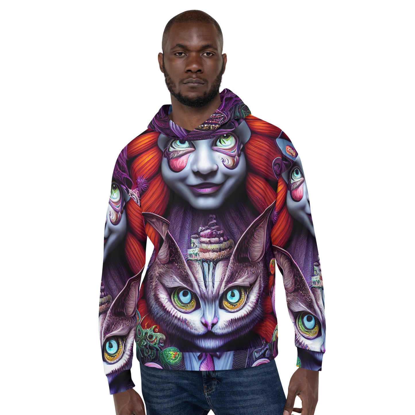Cheshire Cat in Wonderland 1.0 Unisex Hoodie