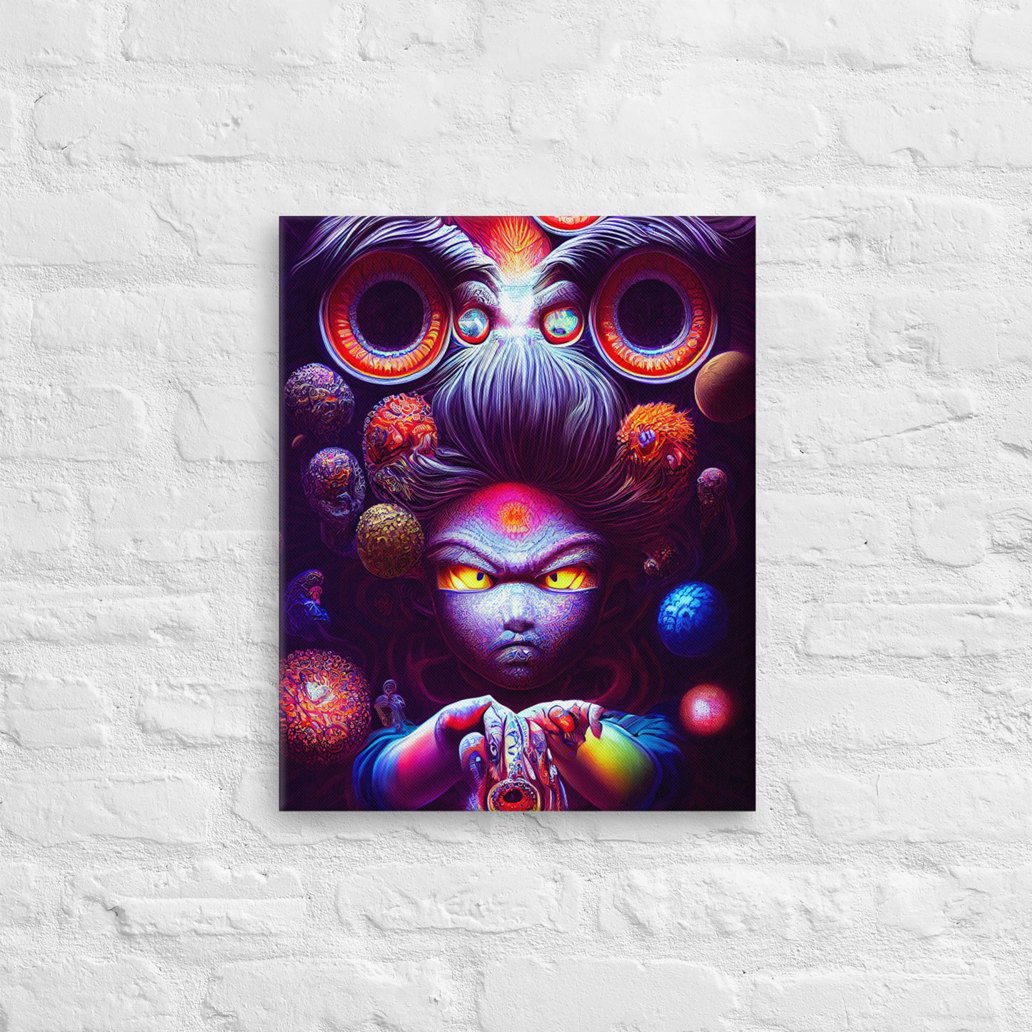 Super Saiyan in Wonderland 1.0 Canvas