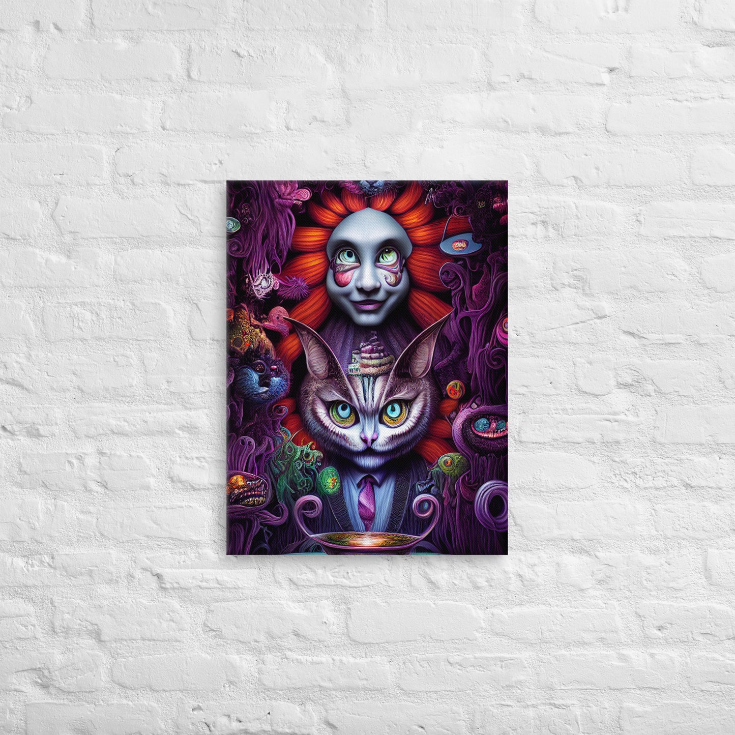 Cheshire Cat in Wonderland 1.0 Canvas