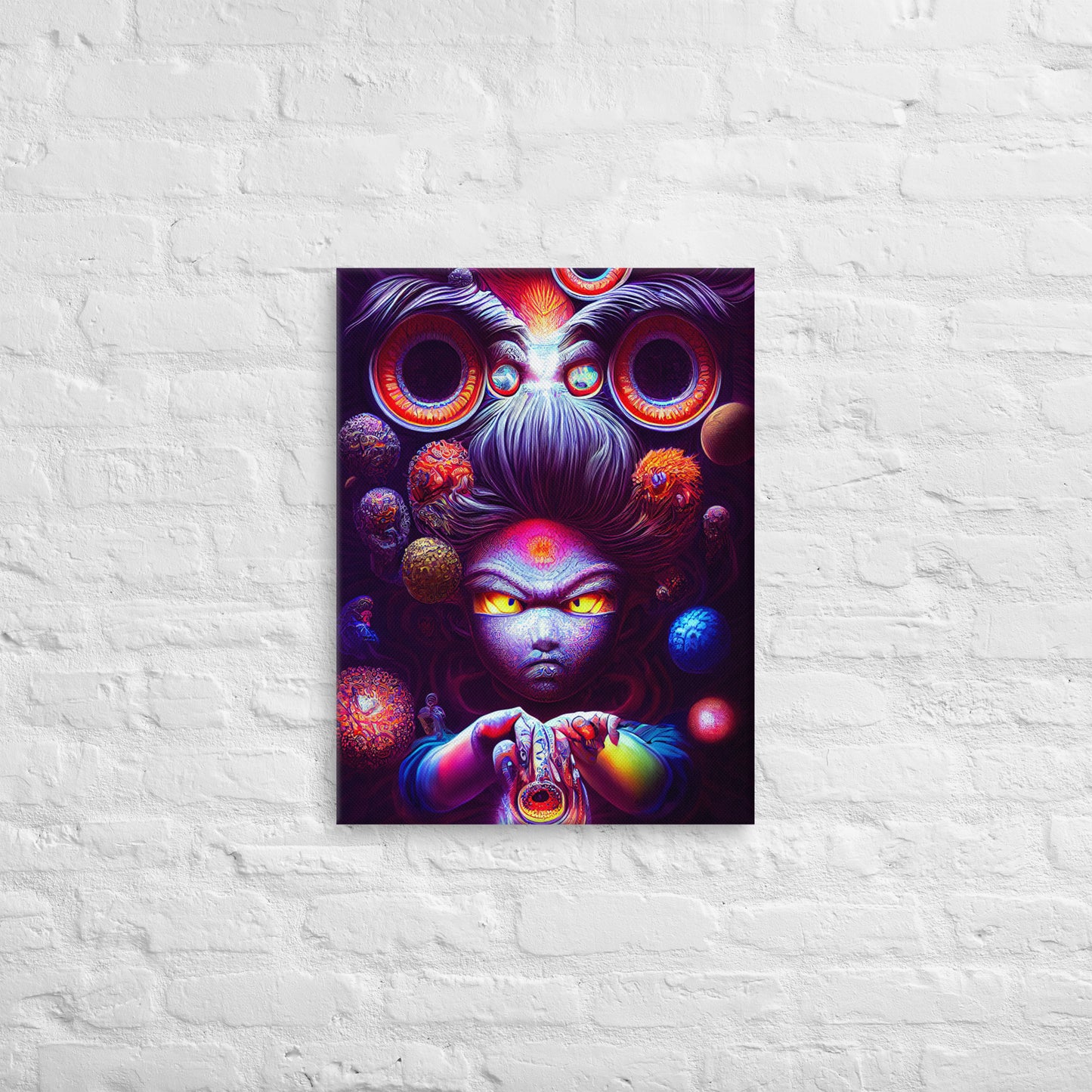 Super Saiyan in Wonderland 1.0 Canvas