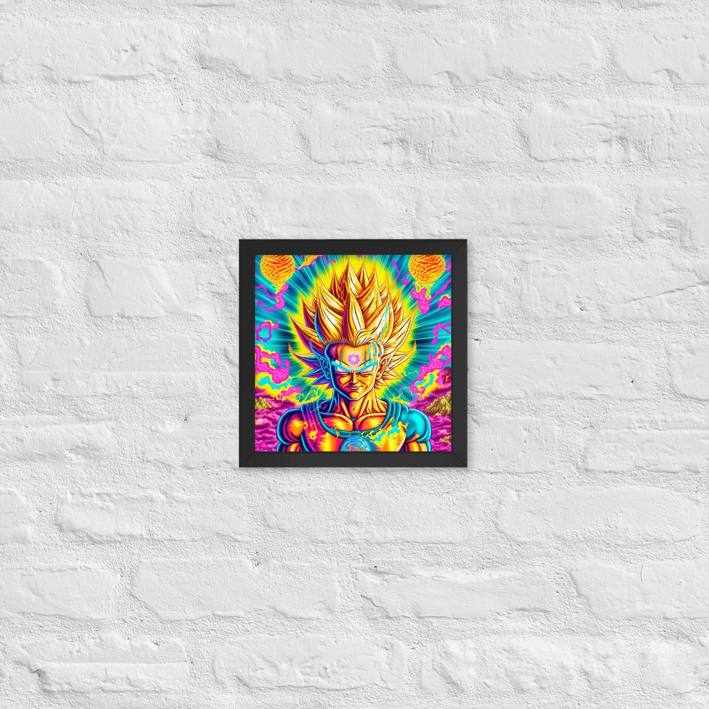 Super Saiyan Trip 1.0 Framed photo paper poster