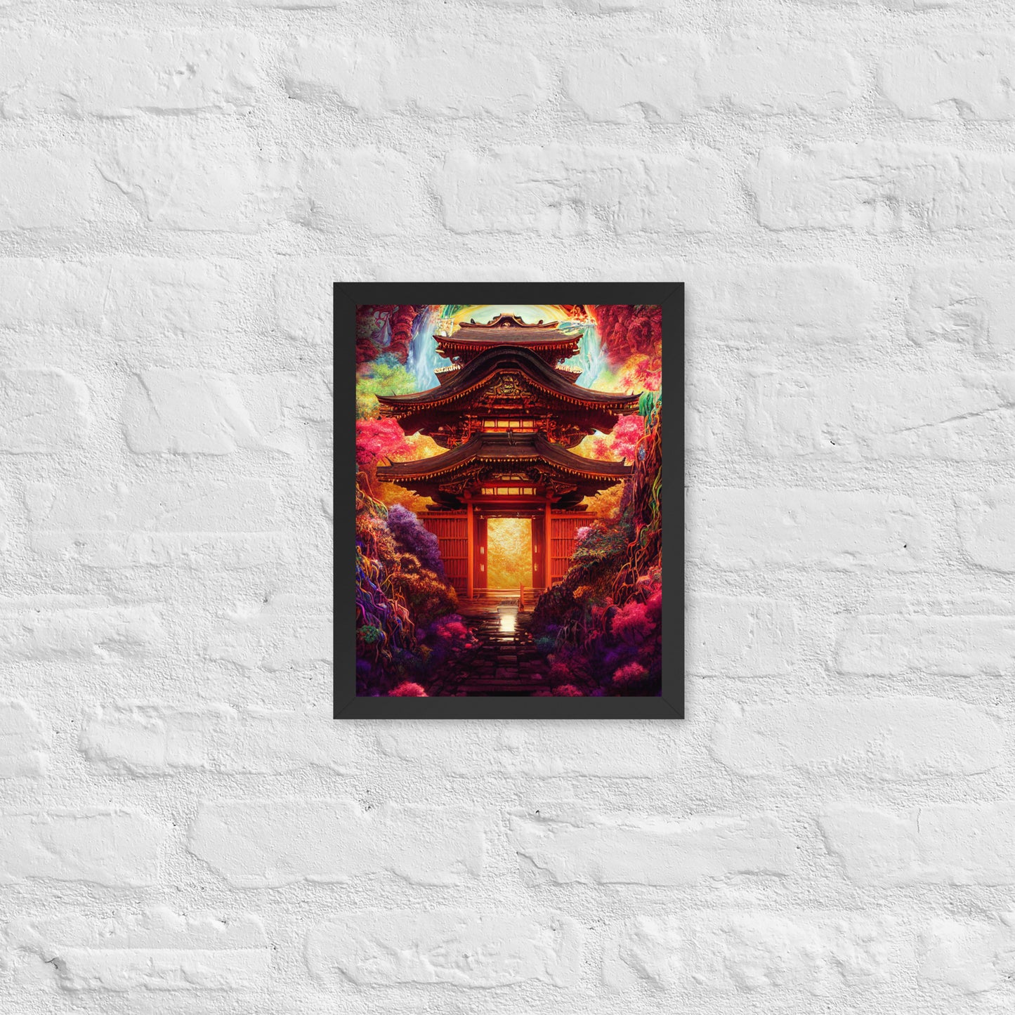 Infinite Majestic Shinto Portal 1.0 Framed photo paper poster