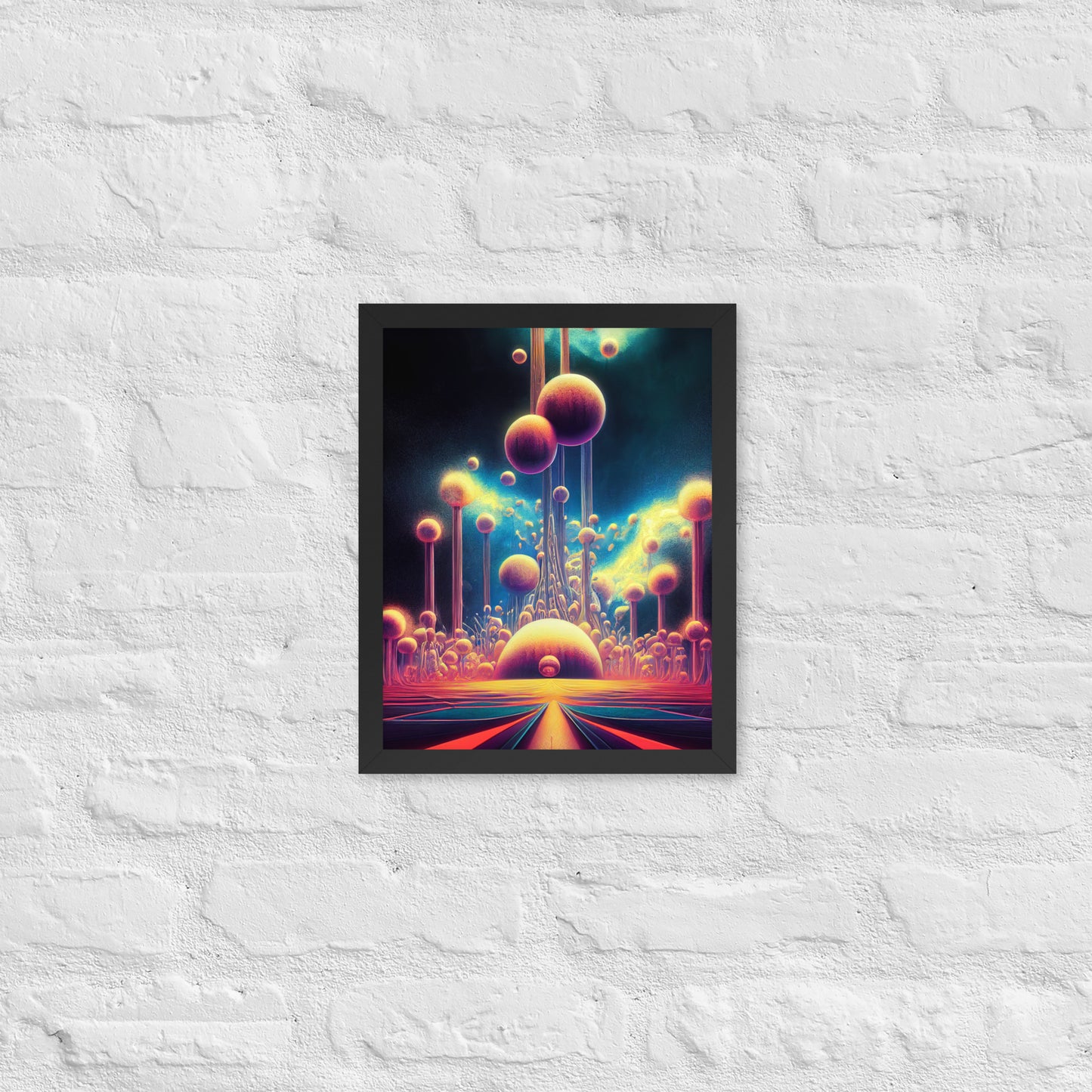 Megastructure 1.0 Framed Photo Paper Poster Wall Art