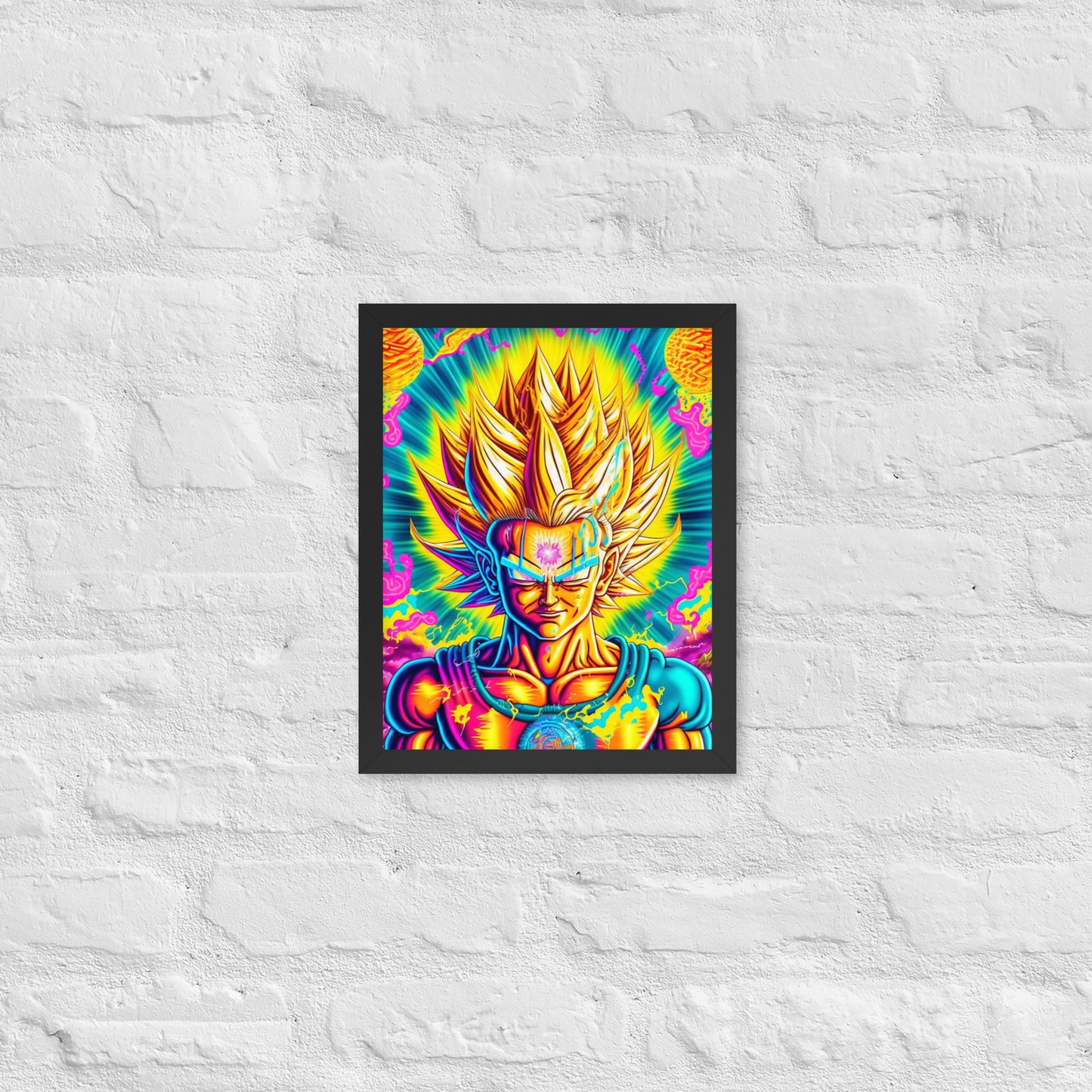 Super Saiyan Trip 1.0 Framed photo paper poster