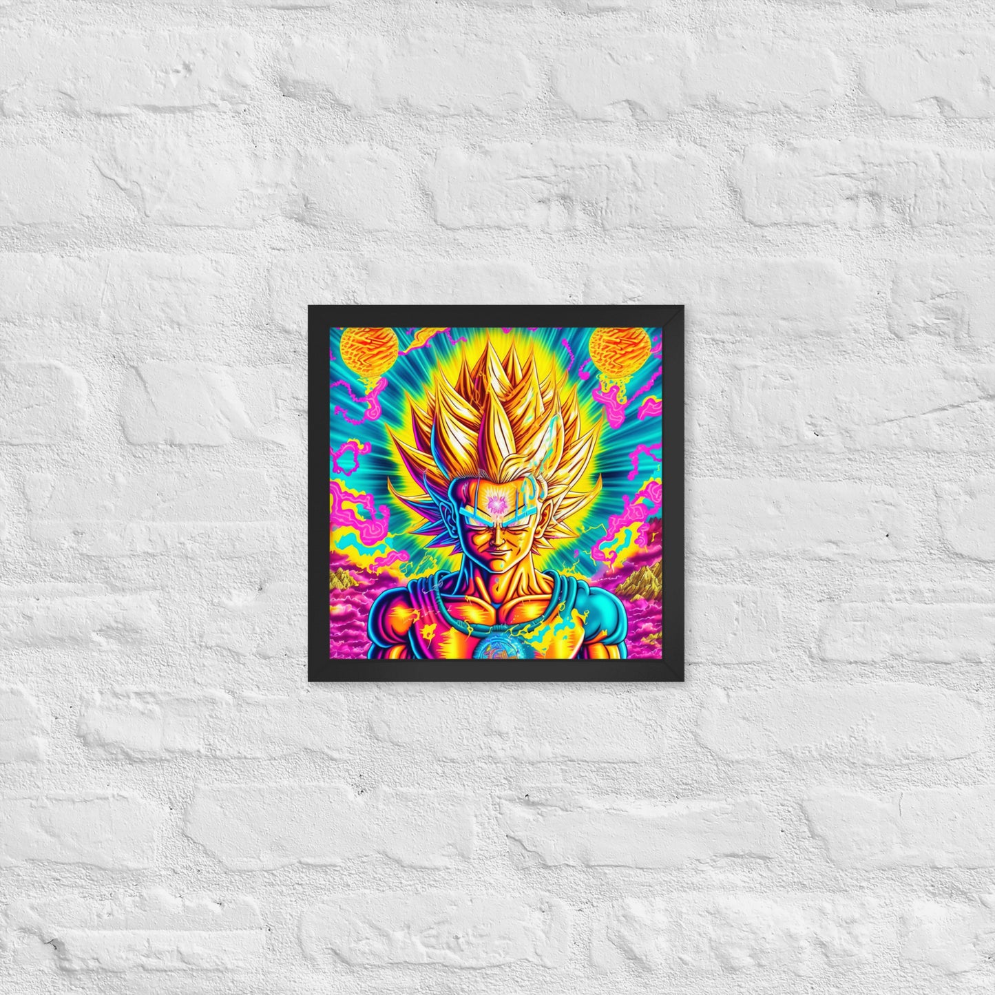 Super Saiyan Trip 1.0 Framed photo paper poster