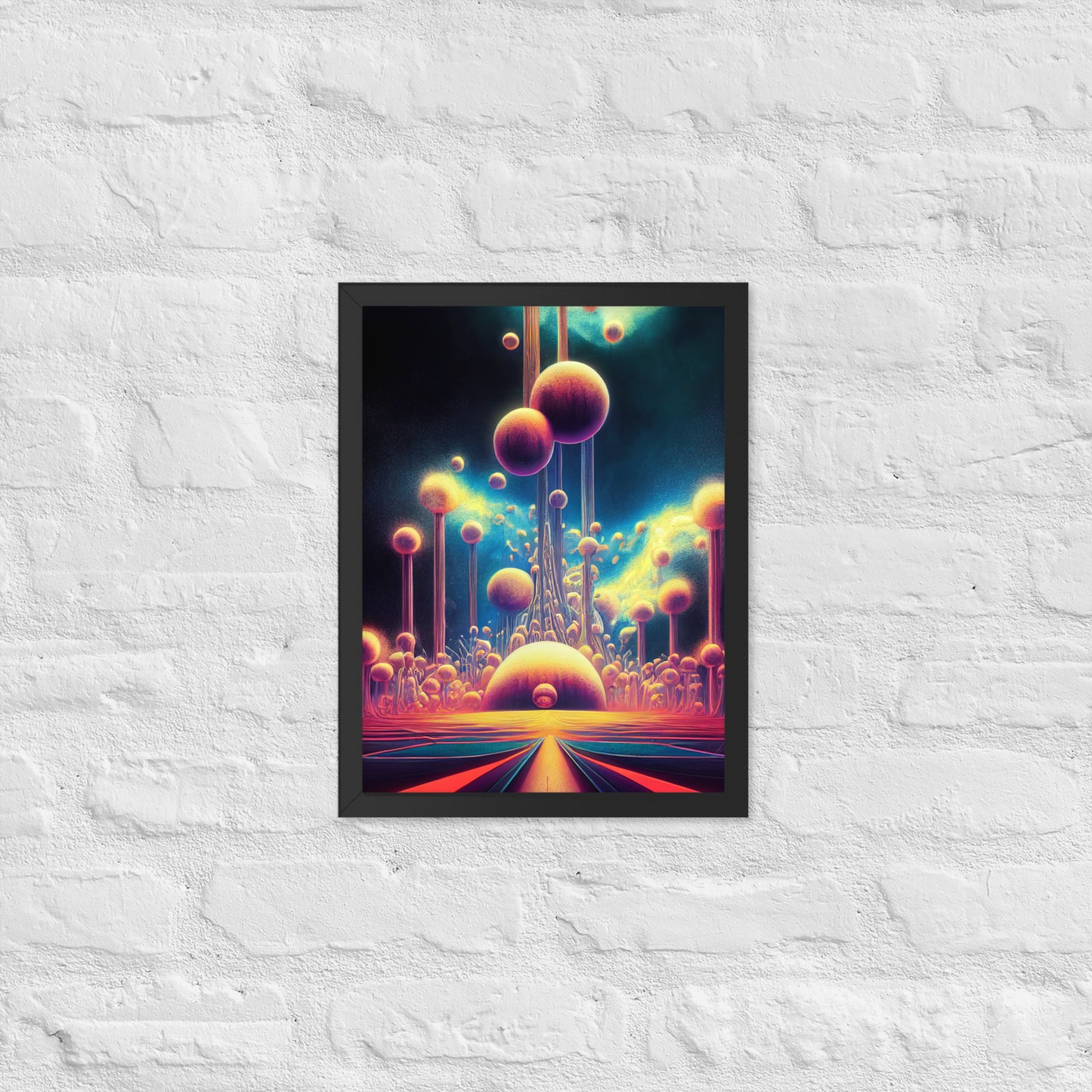 Megastructure 1.0 Framed Photo Paper Poster Wall Art