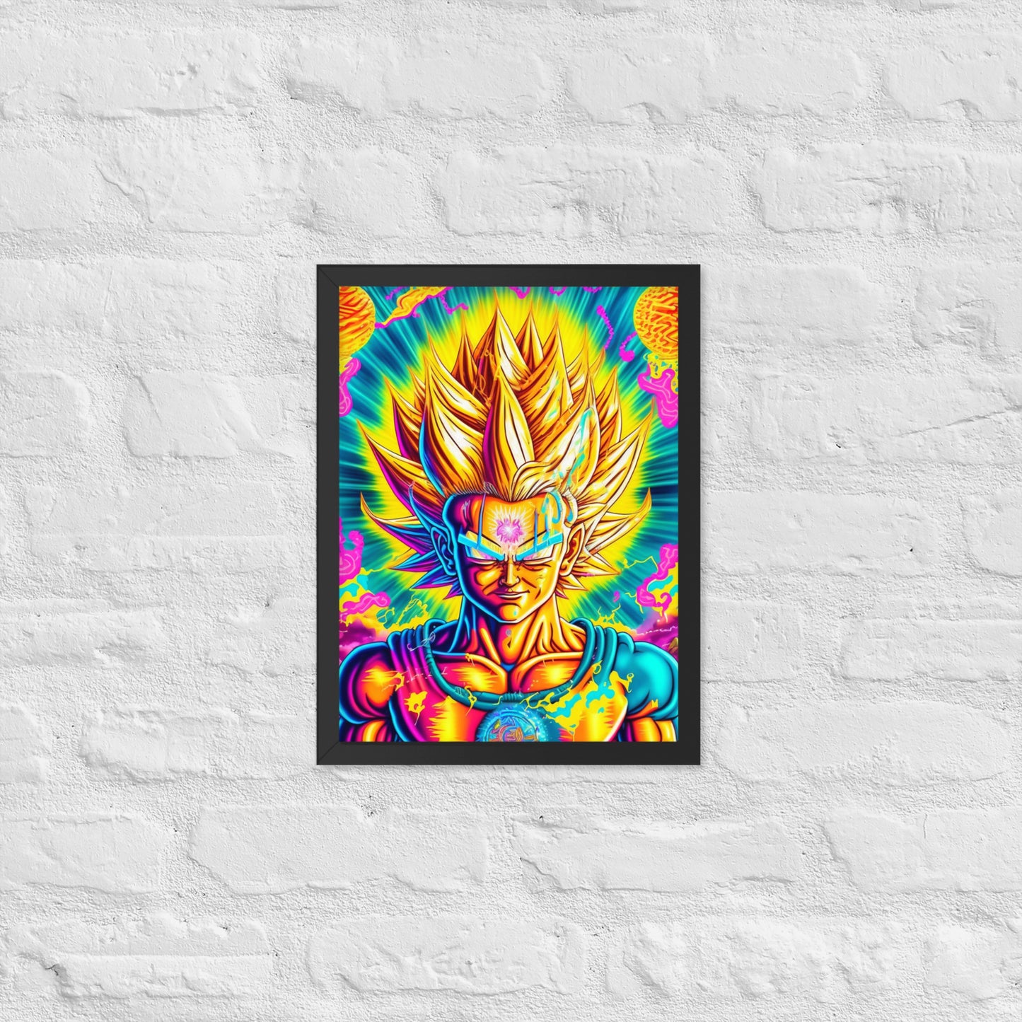 Super Saiyan Trip 1.0 Framed photo paper poster