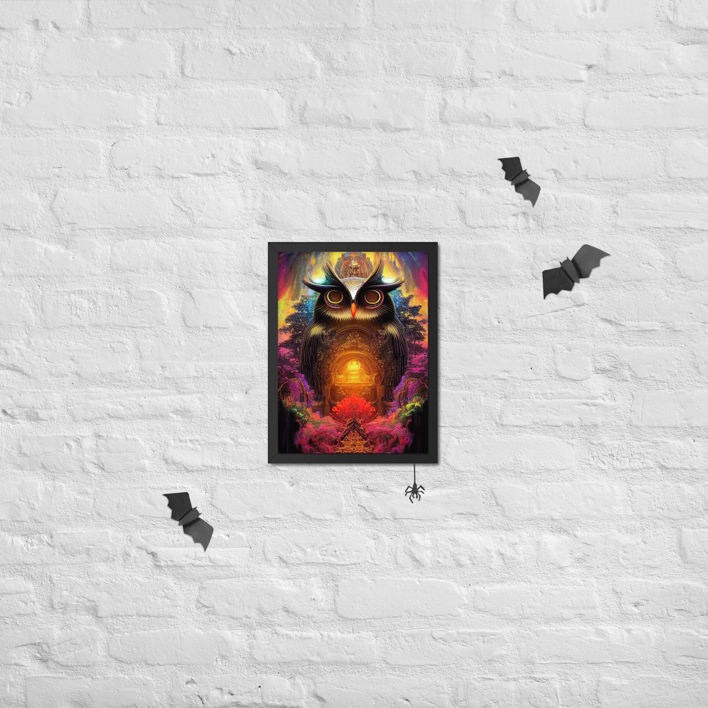 Owl Portal 1.0 Framed Photo Paper Poster