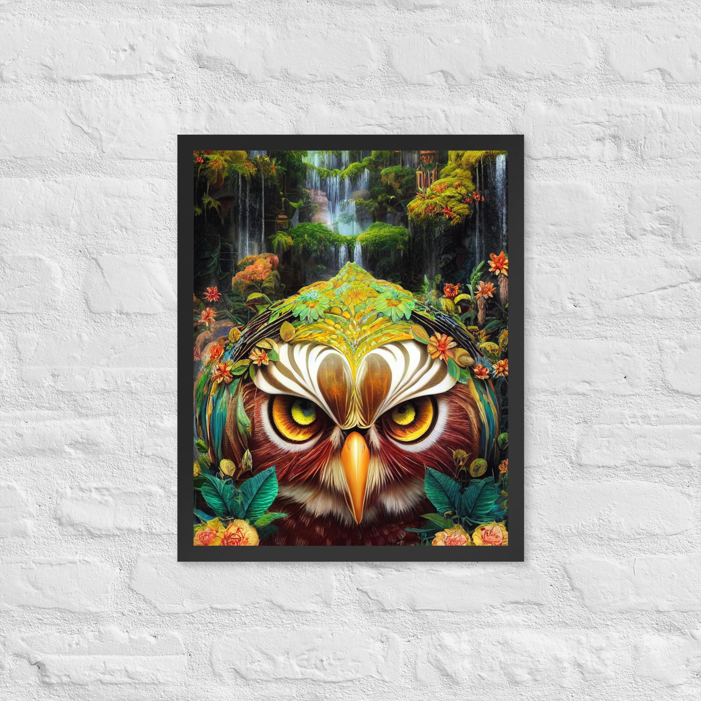 Dream Owl 1.0 Framed Photo Paper Poster