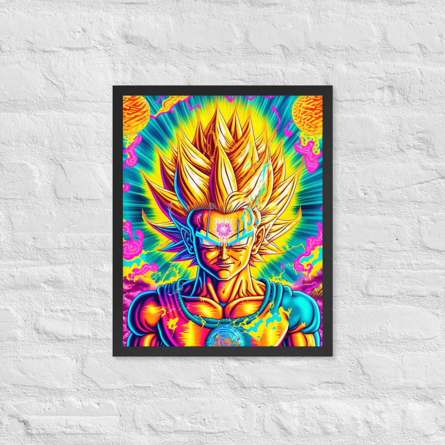 Super Saiyan Trip 1.0 Framed photo paper poster