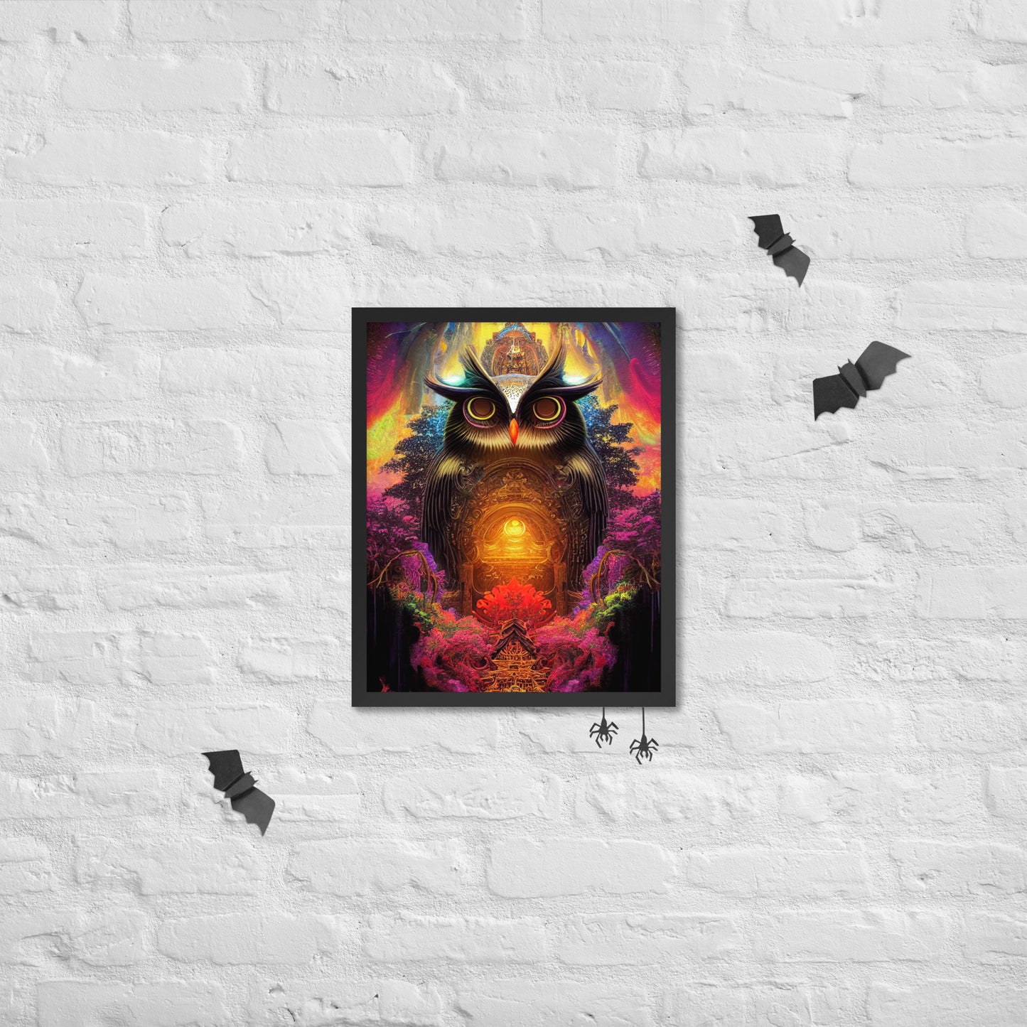 Owl Portal 1.0 Framed Photo Paper Poster