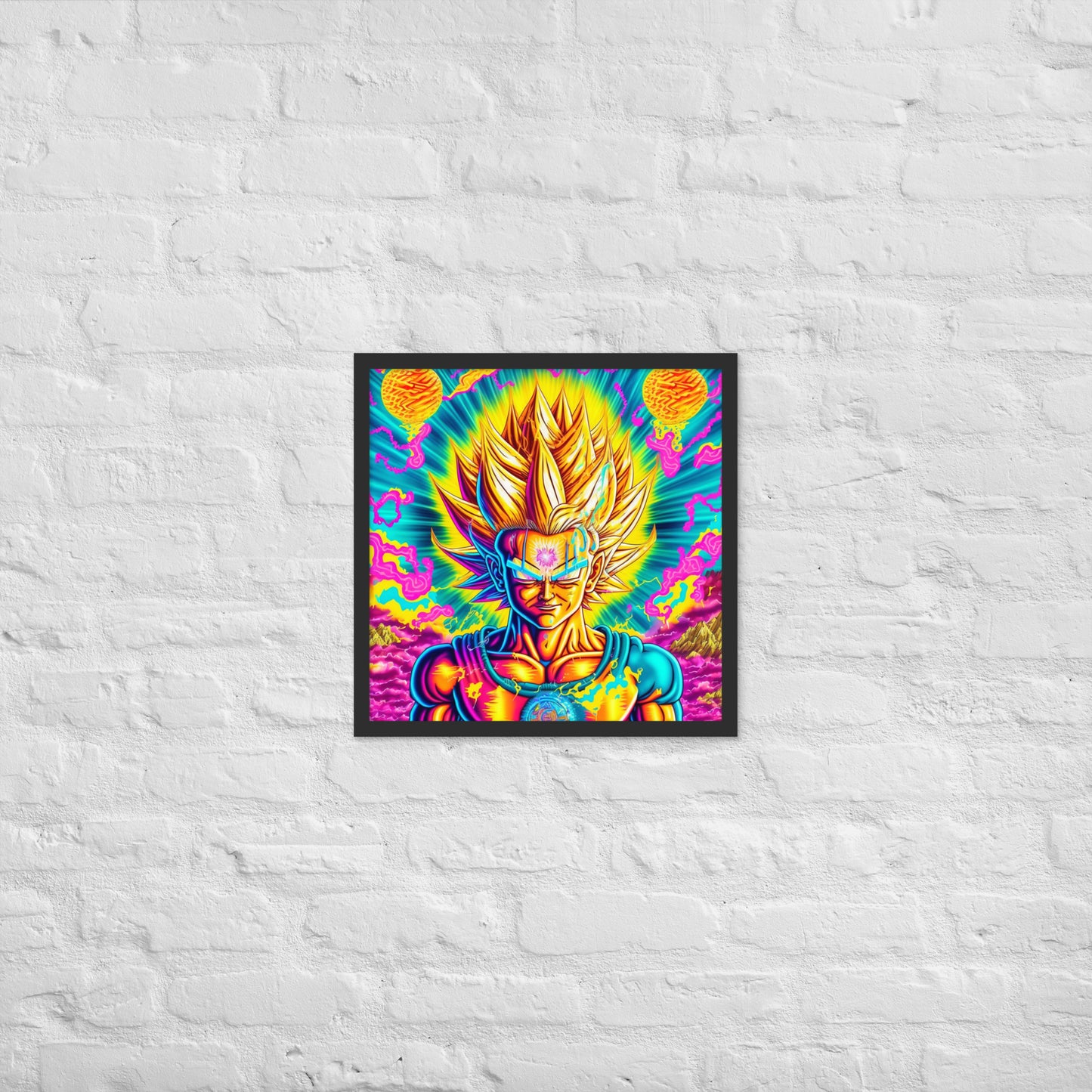 Super Saiyan Trip 1.0 Framed photo paper poster