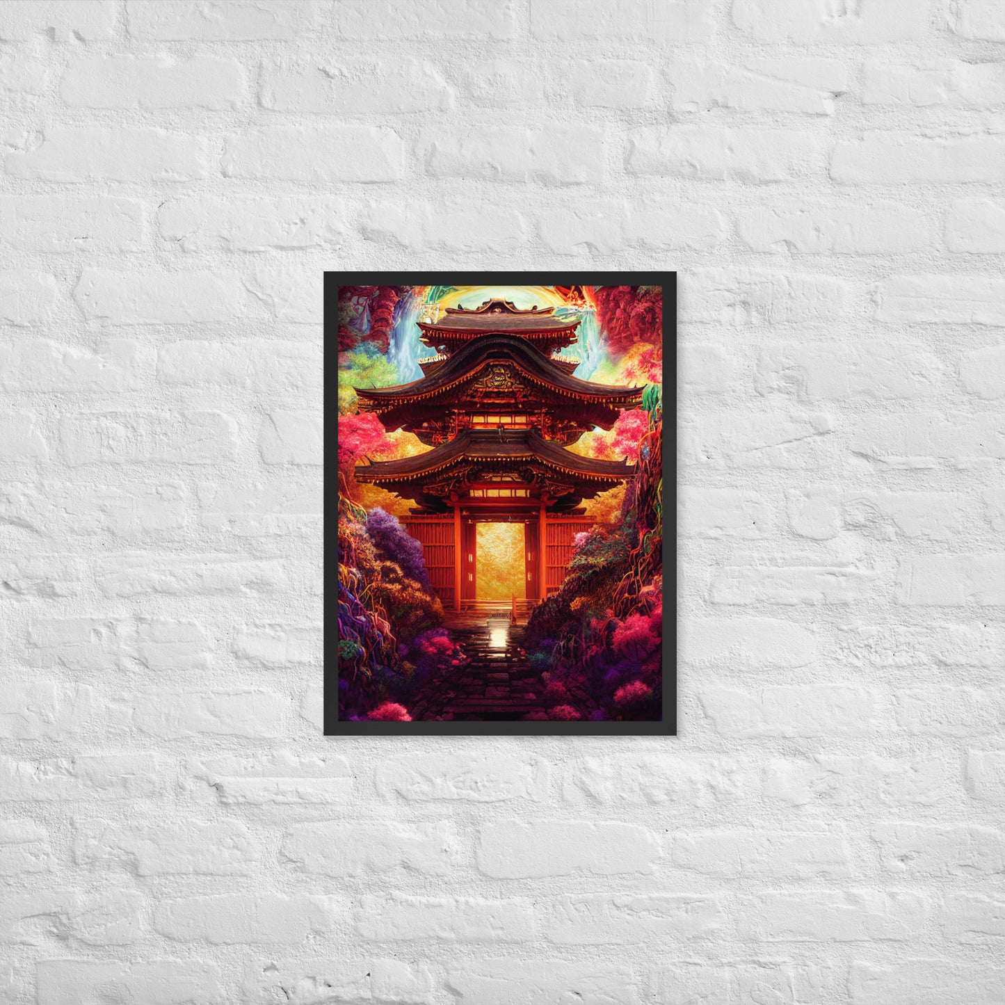 Infinite Majestic Shinto Portal 1.0 Framed photo paper poster