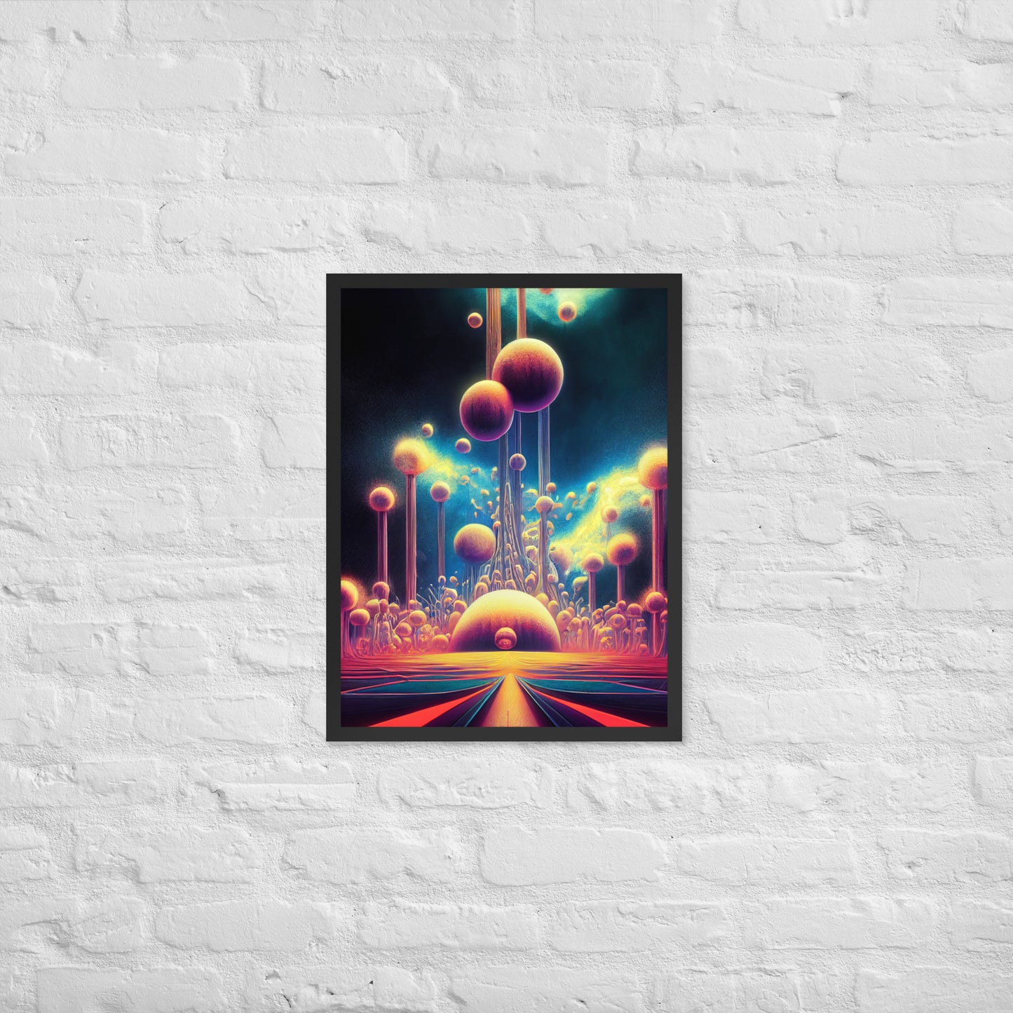 Megastructure 1.0 Framed Photo Paper Poster Wall Art