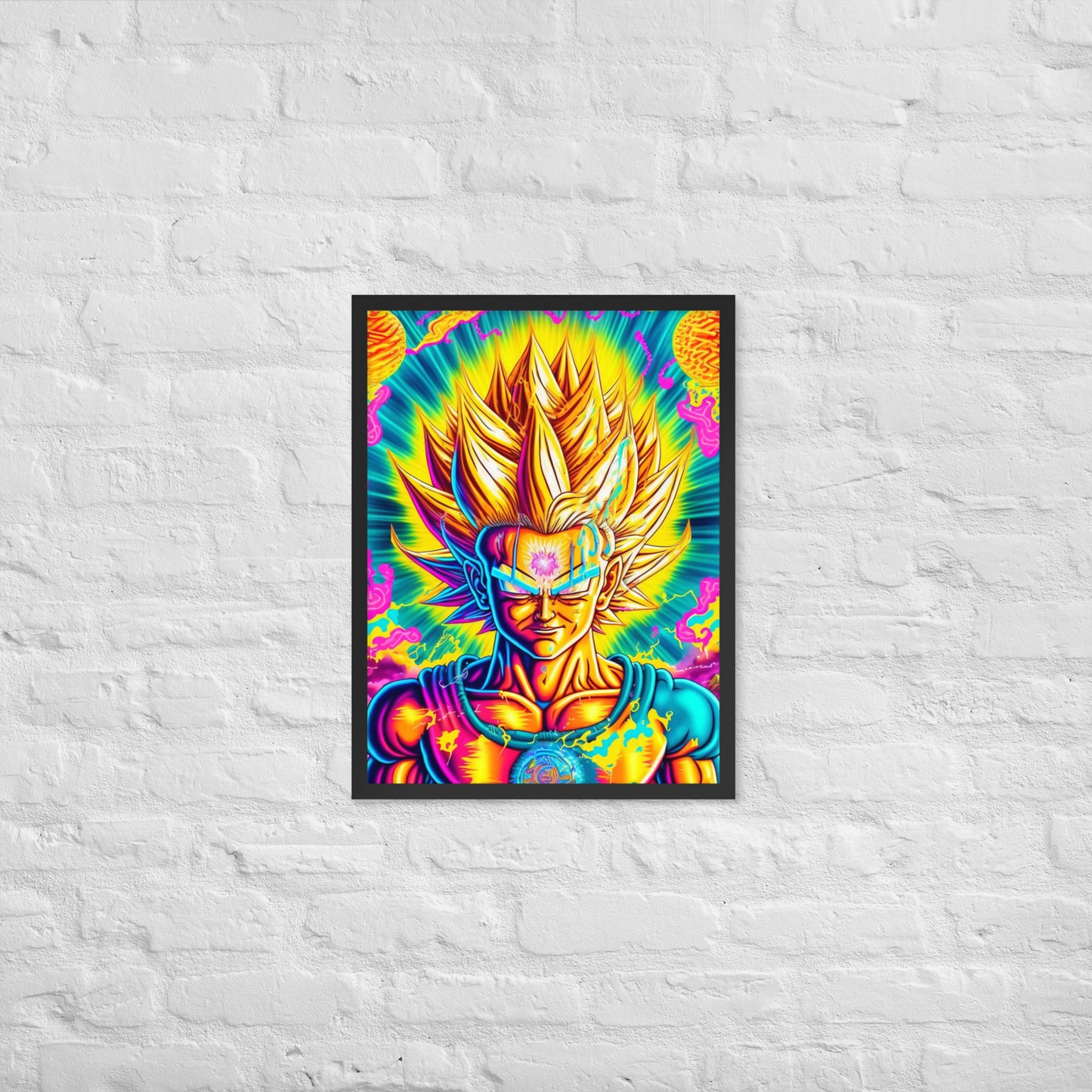 Super Saiyan Trip 1.0 Framed photo paper poster