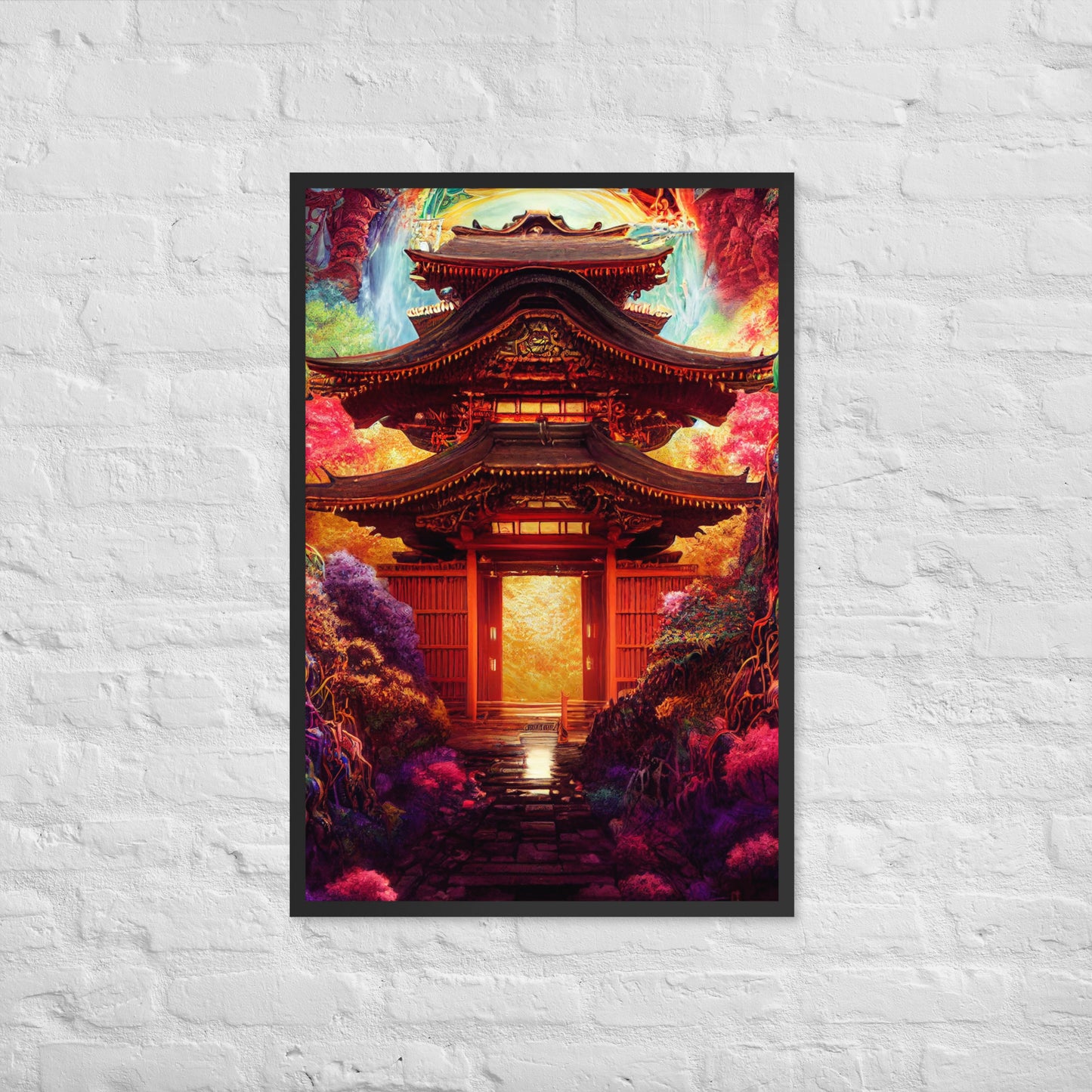 Infinite Majestic Shinto Portal 1.0 Framed photo paper poster