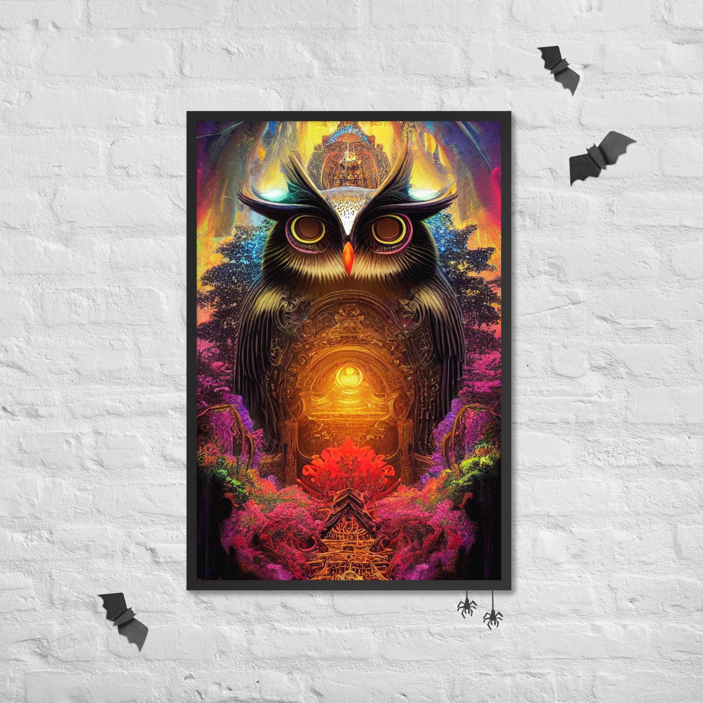 Owl Portal 1.0 Framed Photo Paper Poster
