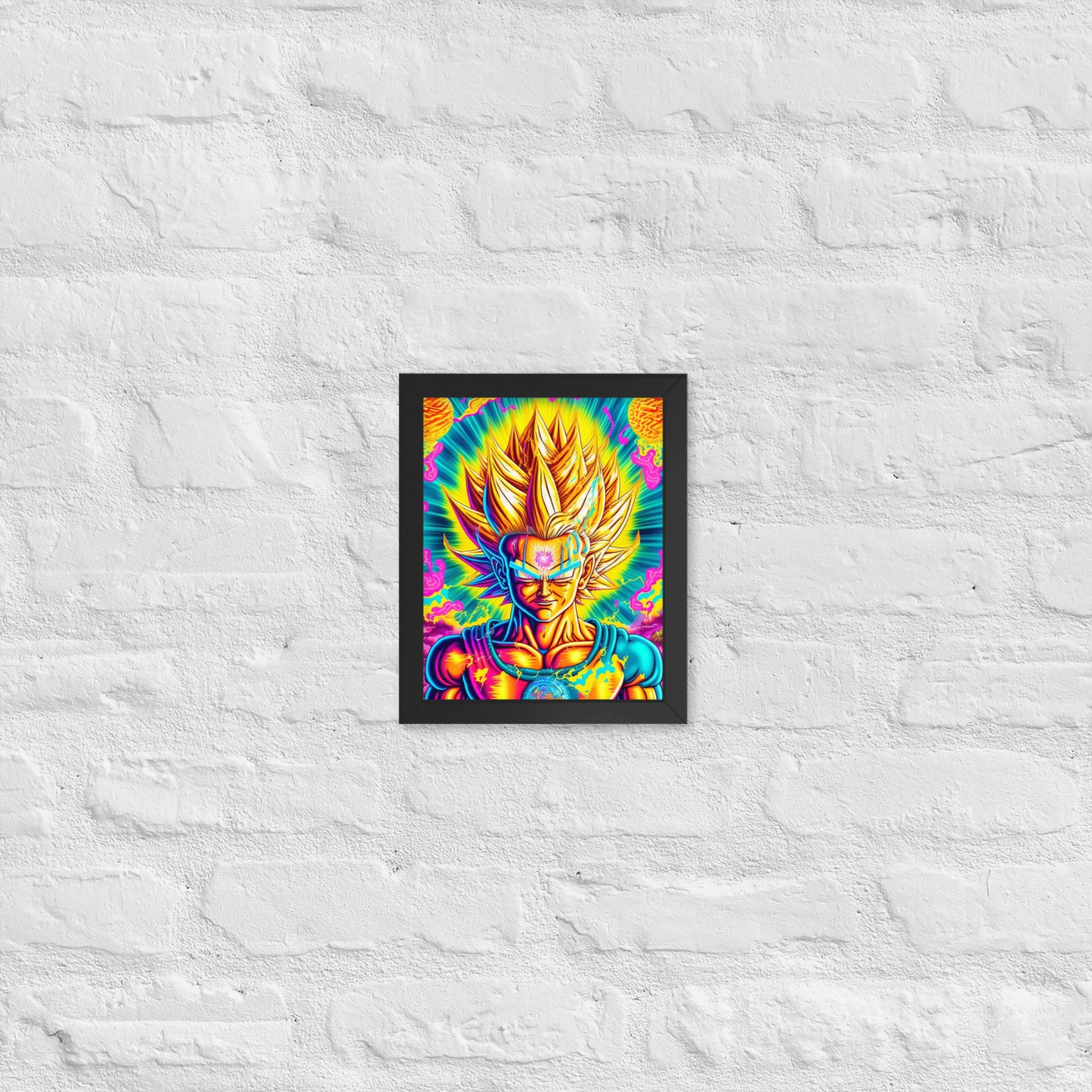 Super Saiyan Trip 1.0 Framed photo paper poster