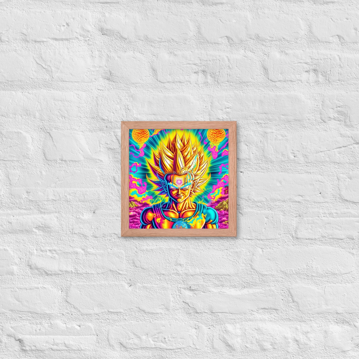 Super Saiyan Trip 1.0 Framed photo paper poster