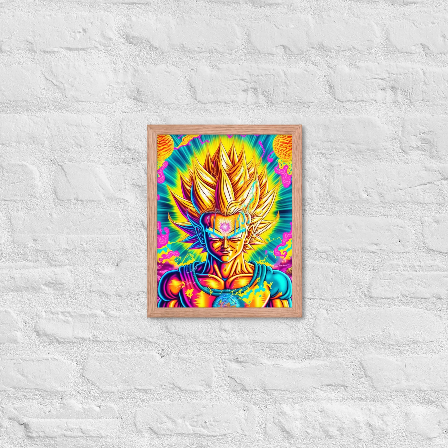 Super Saiyan Trip 1.0 Framed photo paper poster