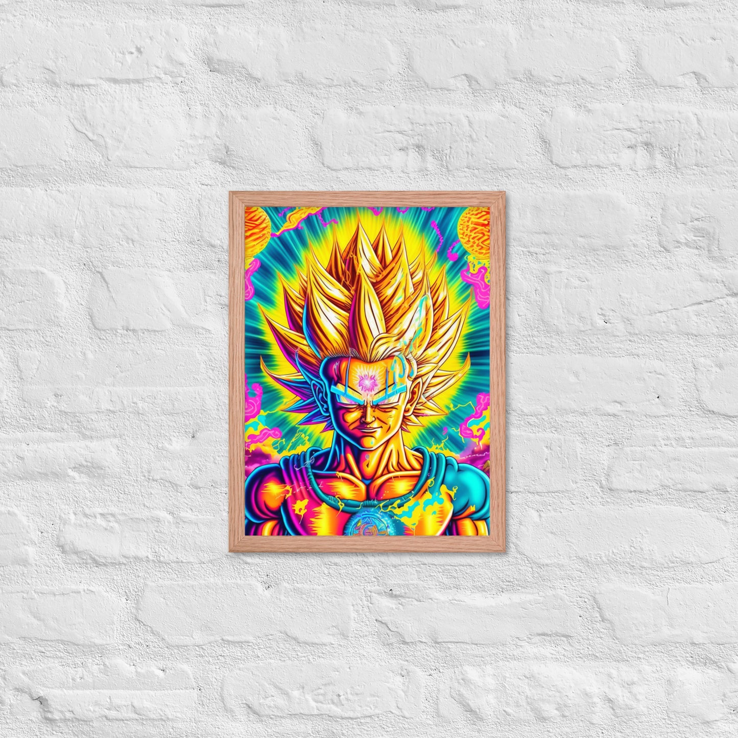 Super Saiyan Trip 1.0 Framed photo paper poster