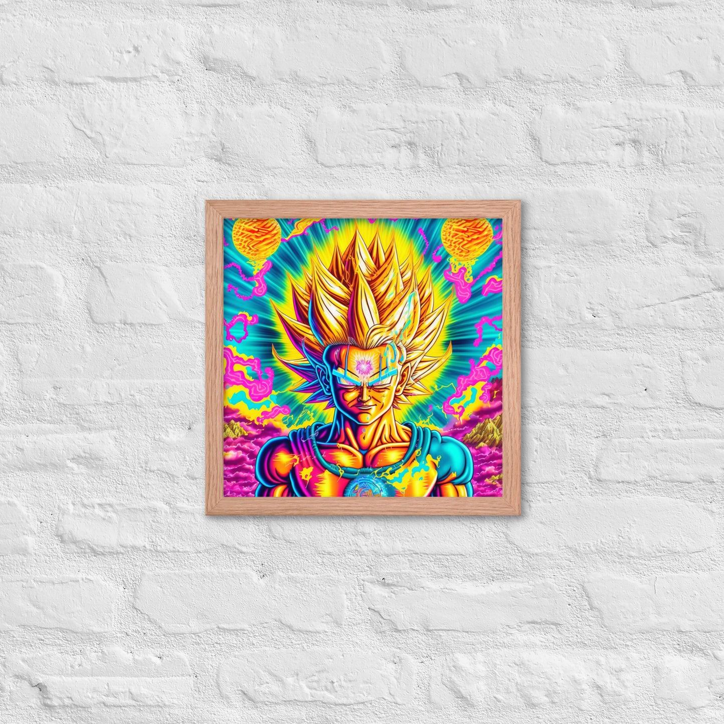 Super Saiyan Trip 1.0 Framed photo paper poster