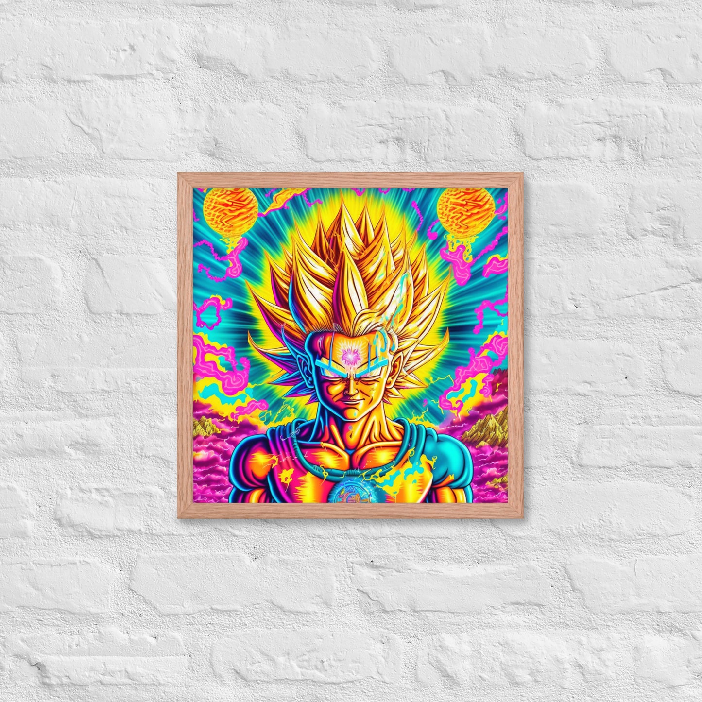 Super Saiyan Trip 1.0 Framed photo paper poster
