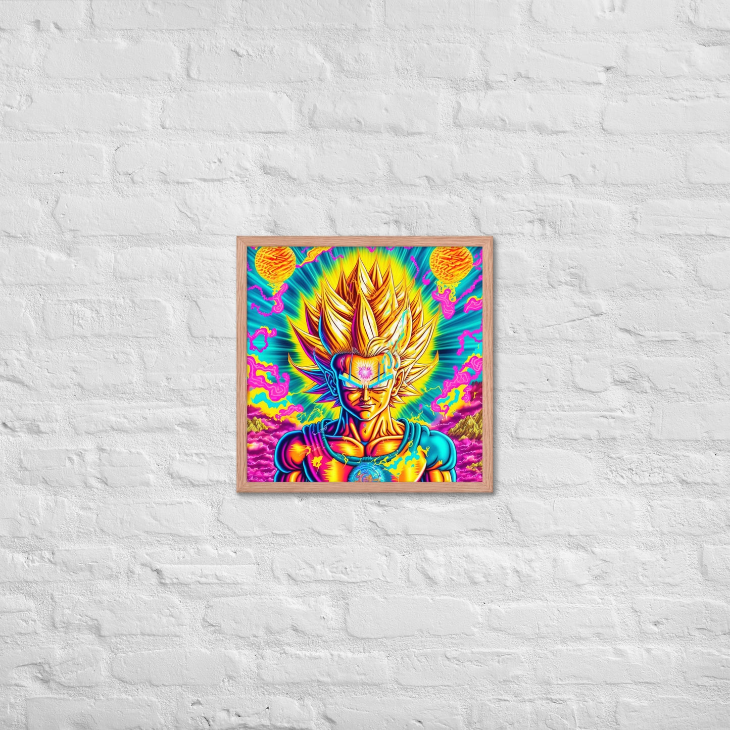 Super Saiyan Trip 1.0 Framed photo paper poster