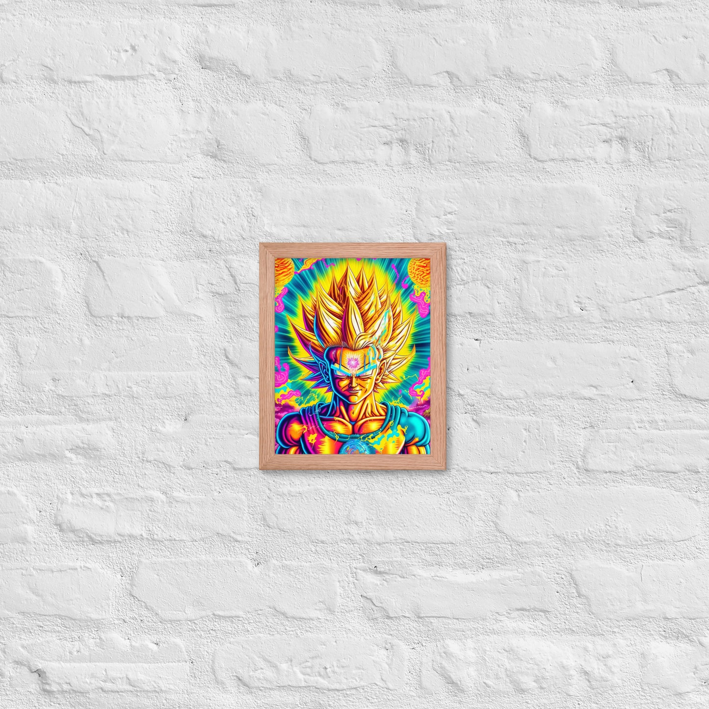 Super Saiyan Trip 1.0 Framed photo paper poster