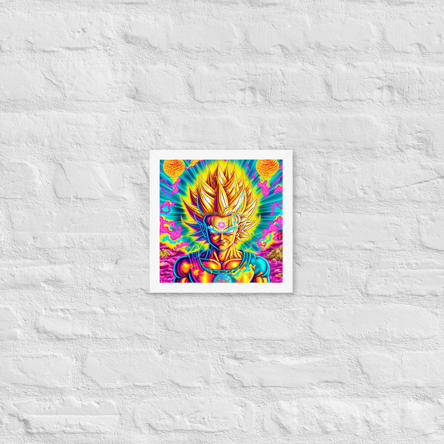 Super Saiyan Trip 1.0 Framed photo paper poster