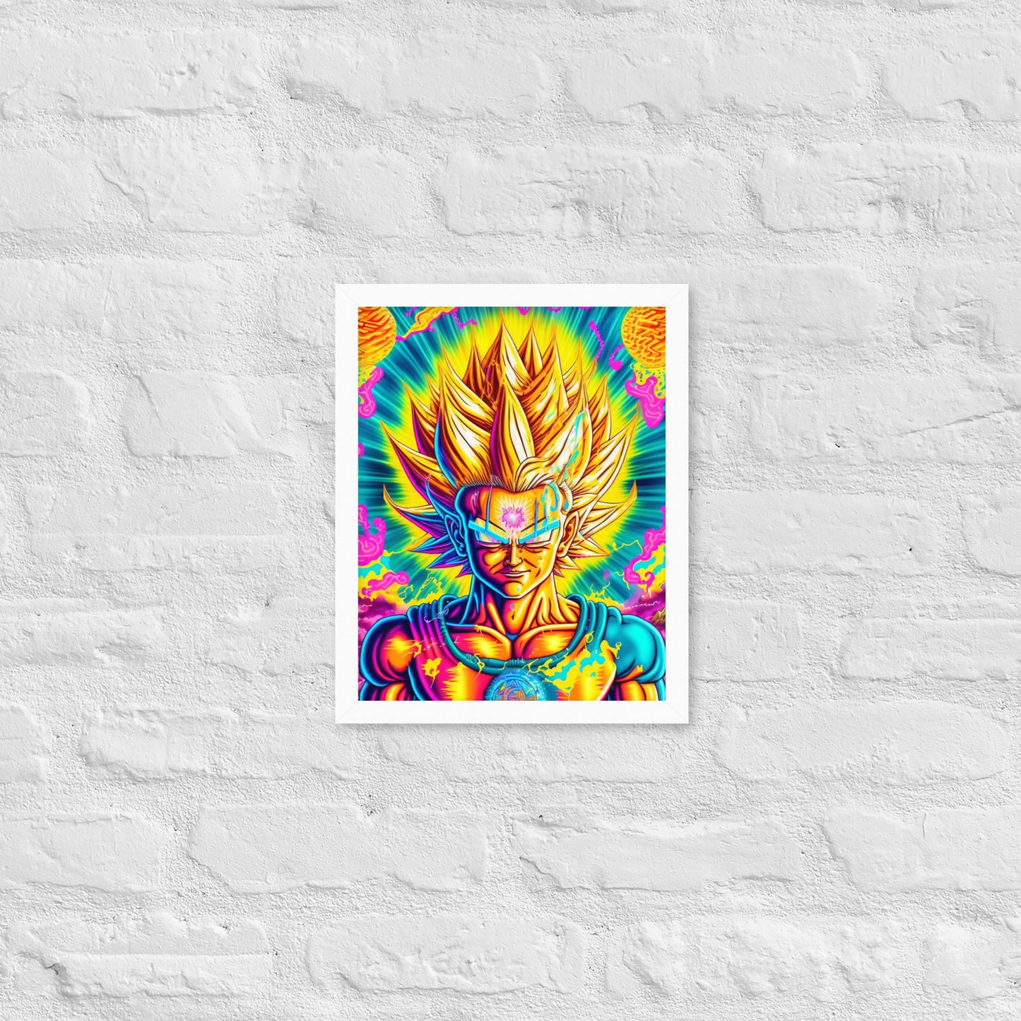 Super Saiyan Trip 1.0 Framed photo paper poster