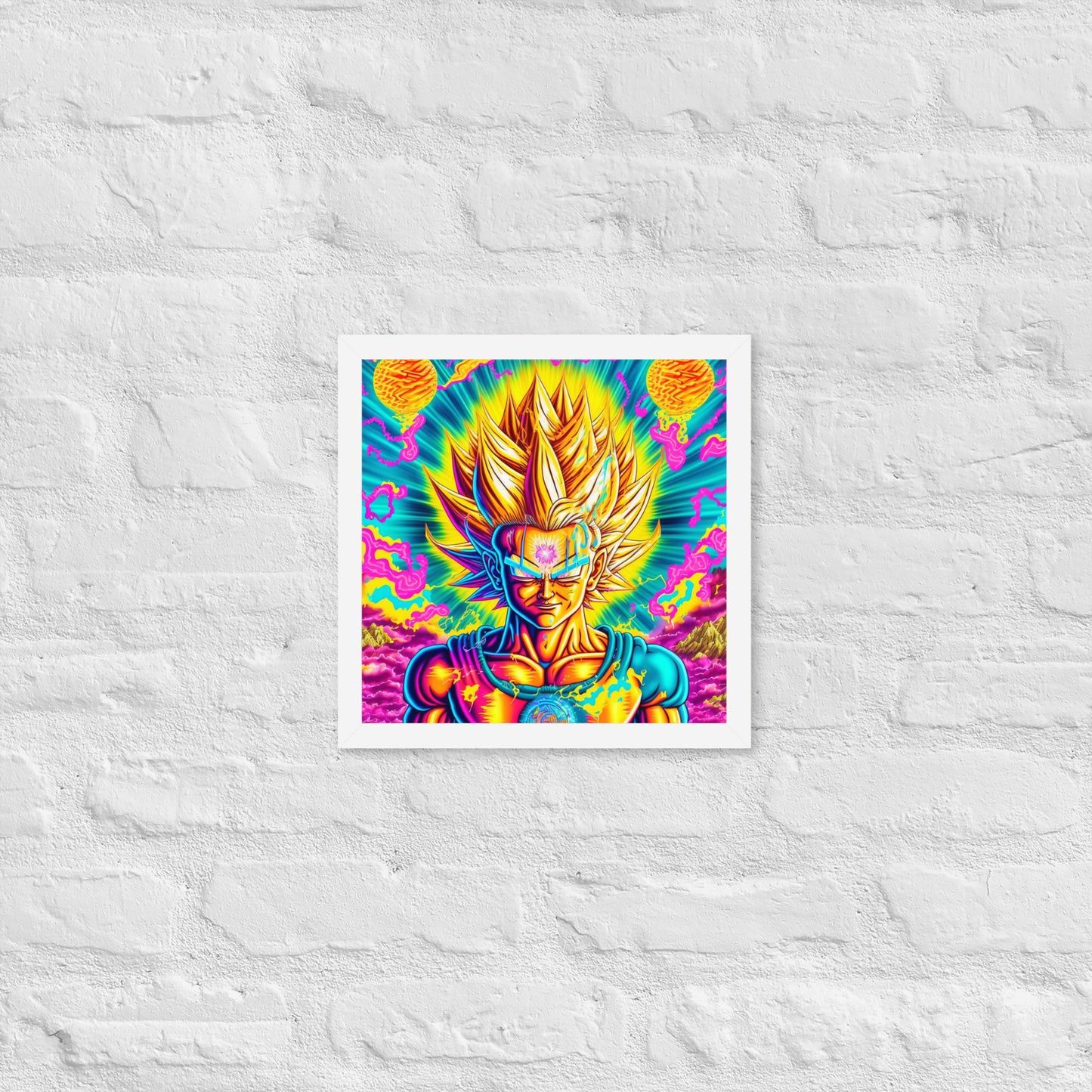 Super Saiyan Trip 1.0 Framed photo paper poster